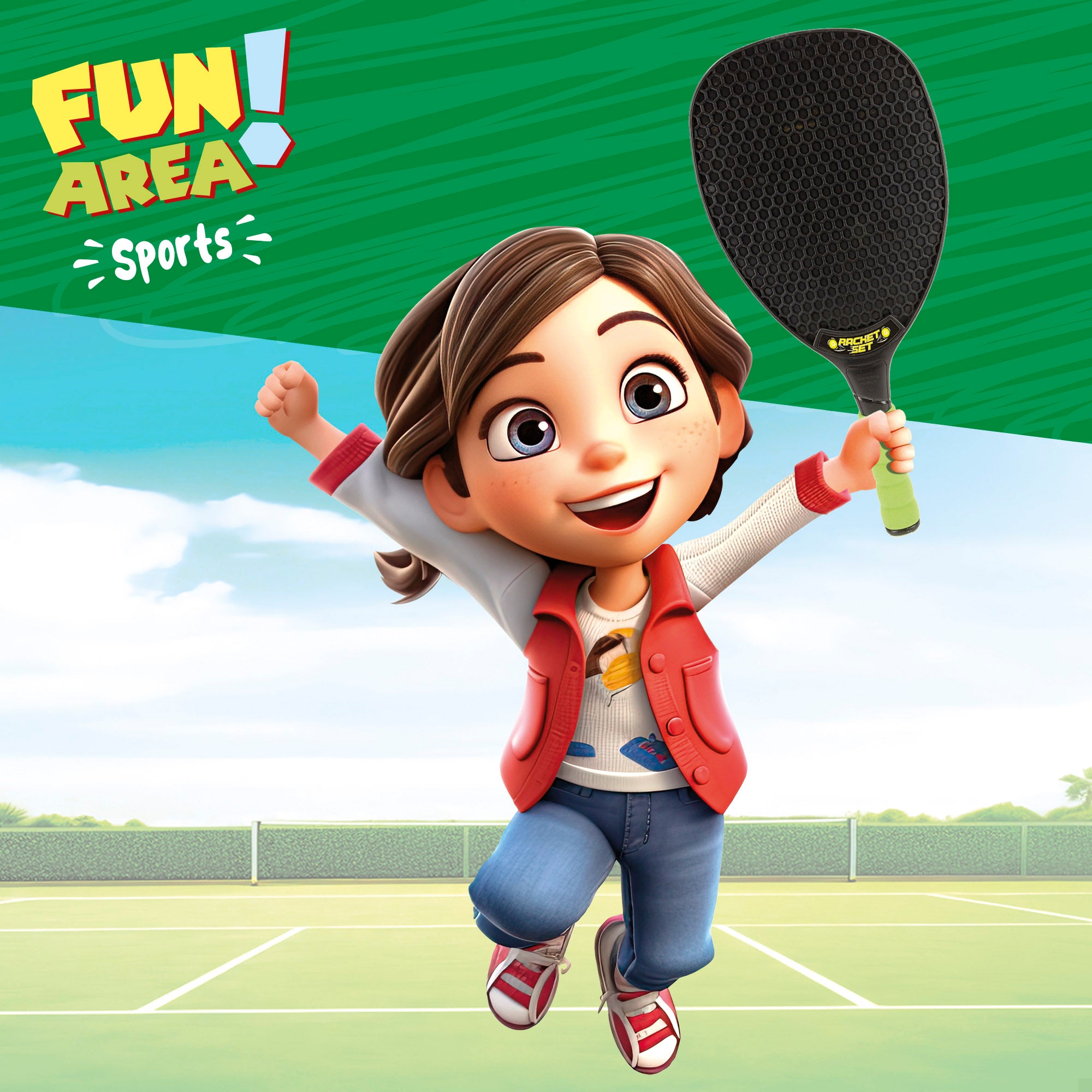 Set 2 raquetas de playa con pelota COLORBABY