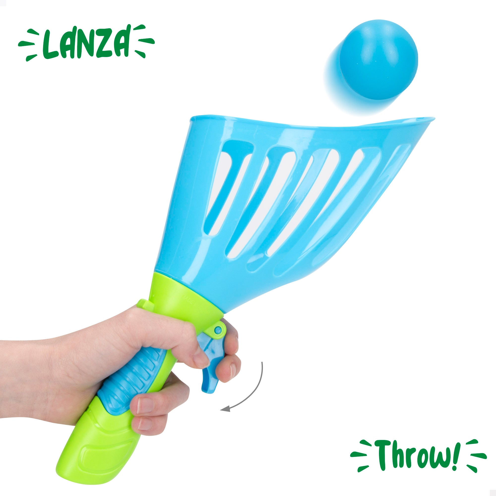 Juego lanza bolas con 2 raquetas y 6 pelotas  Fun Área!