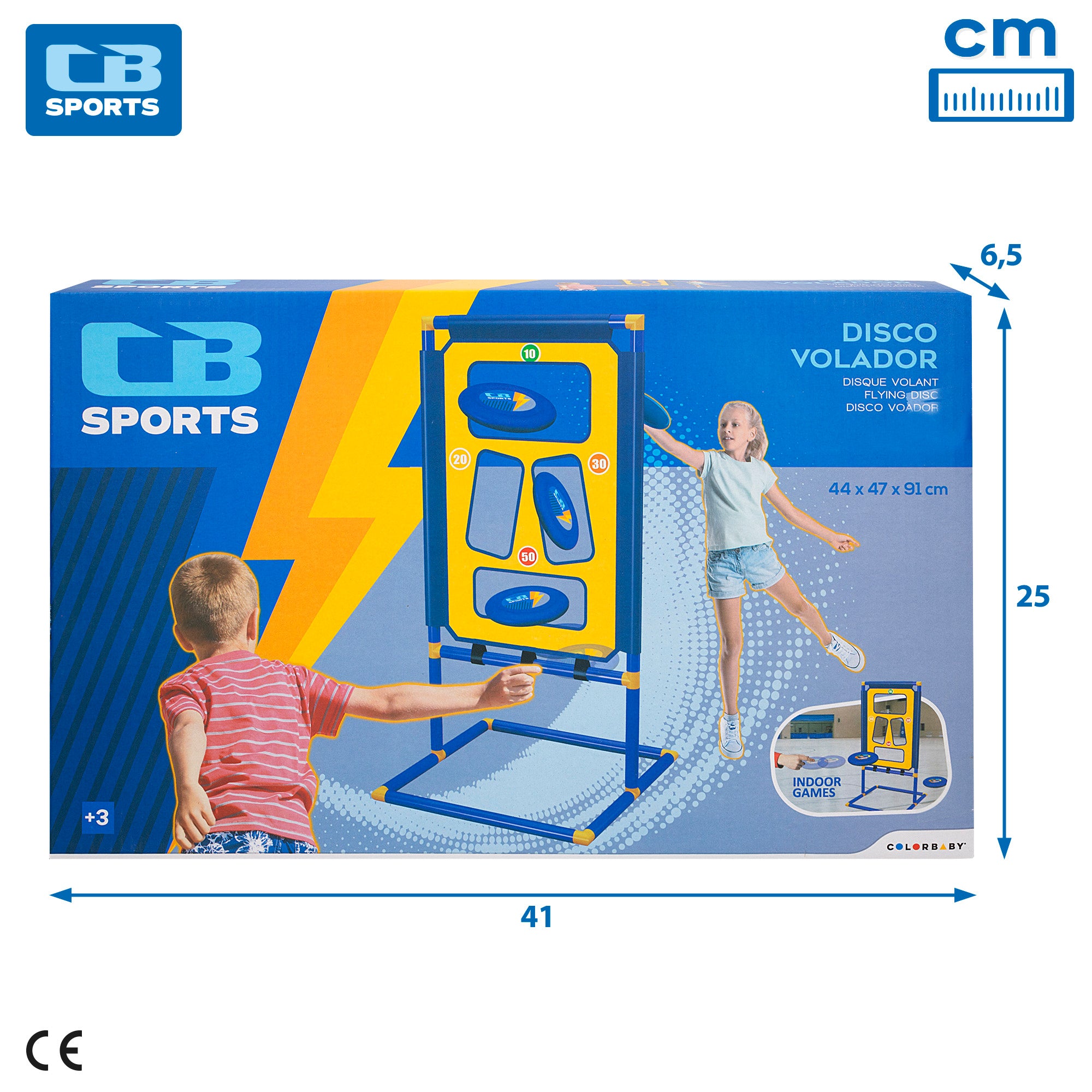 Juego de lanzamientos con disco volador CB Sports