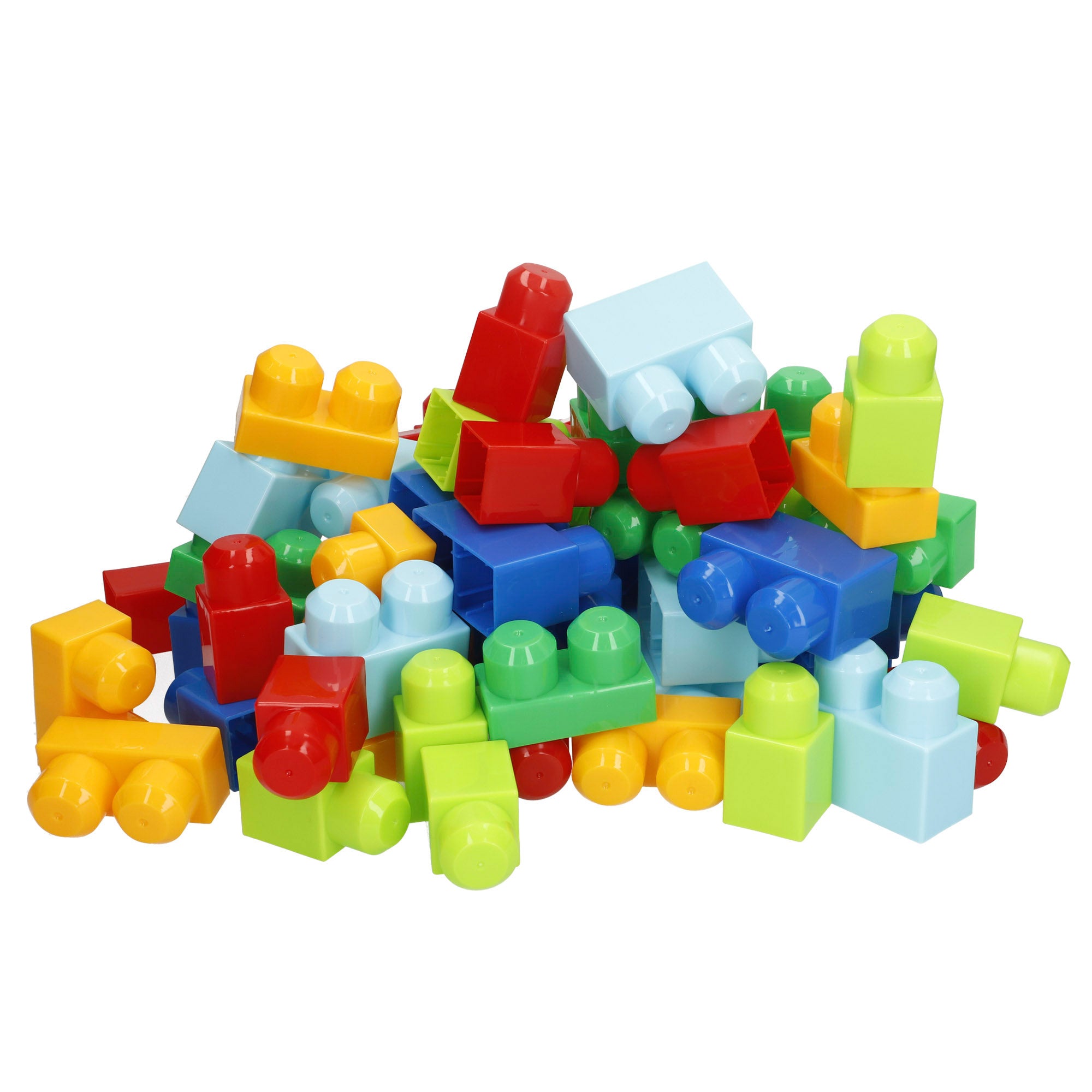 Juego bloques de construcción 70 piezas cohete color aleatorio COLORBABY