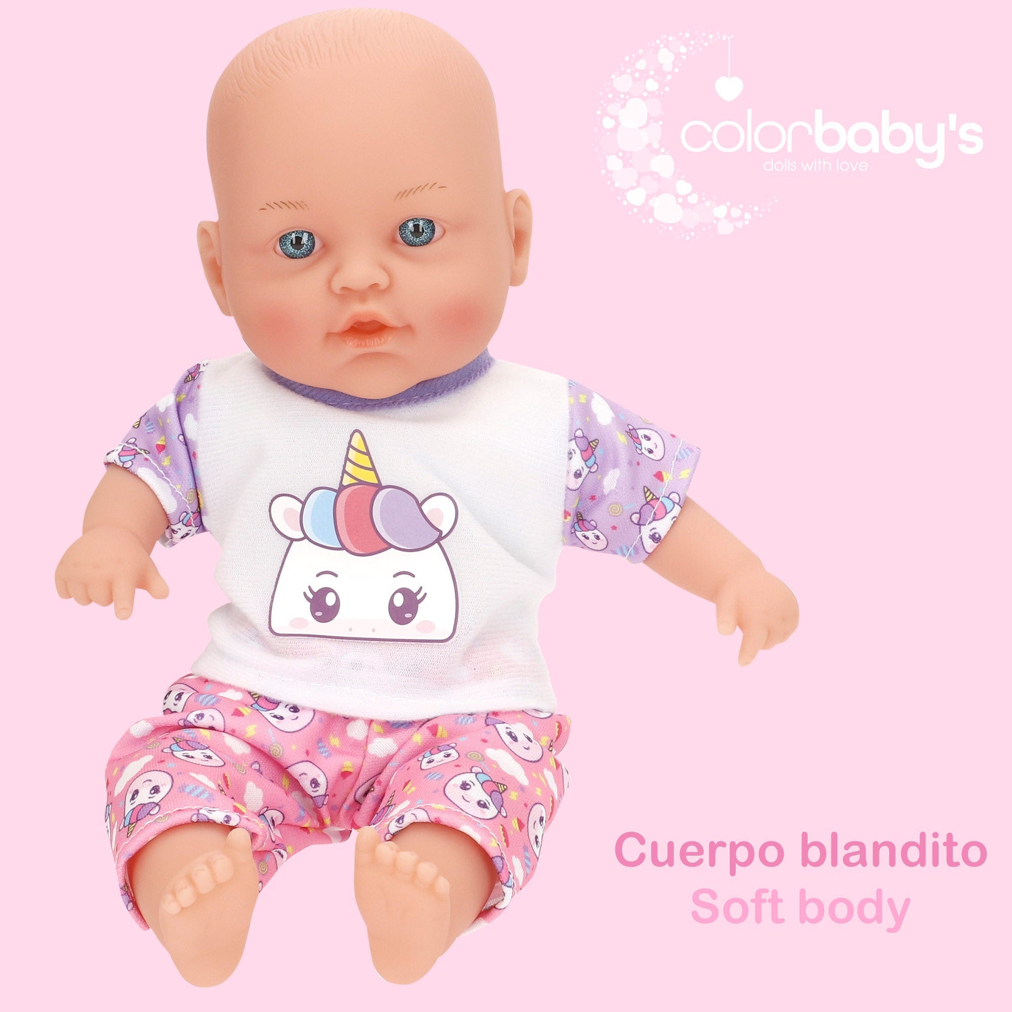 Muñeco bebé blandito 32 cm COLORBABY