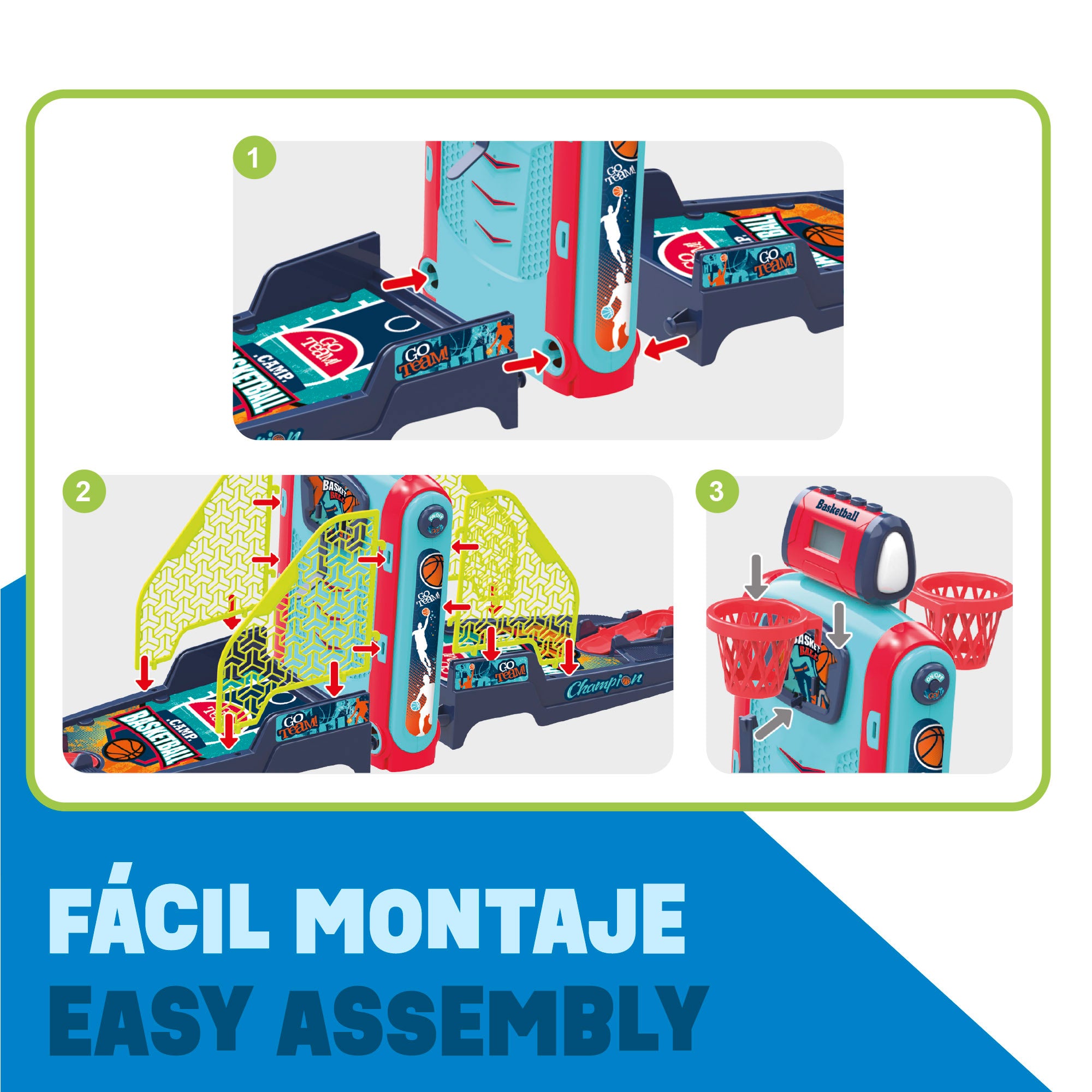 Juego de baloncesto electrónico 2 jugadores CB Games