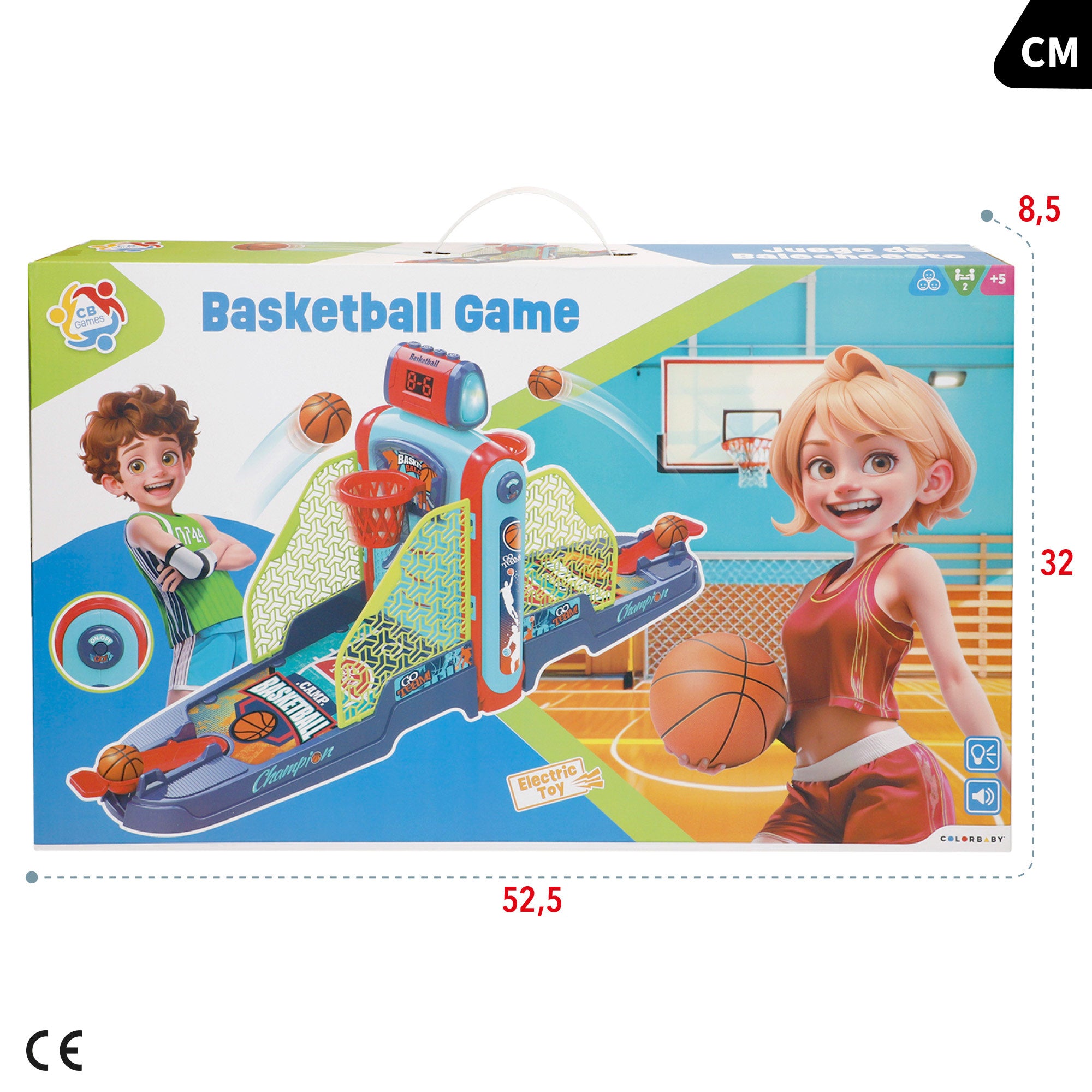 Juego de baloncesto electrónico 2 jugadores CB Games