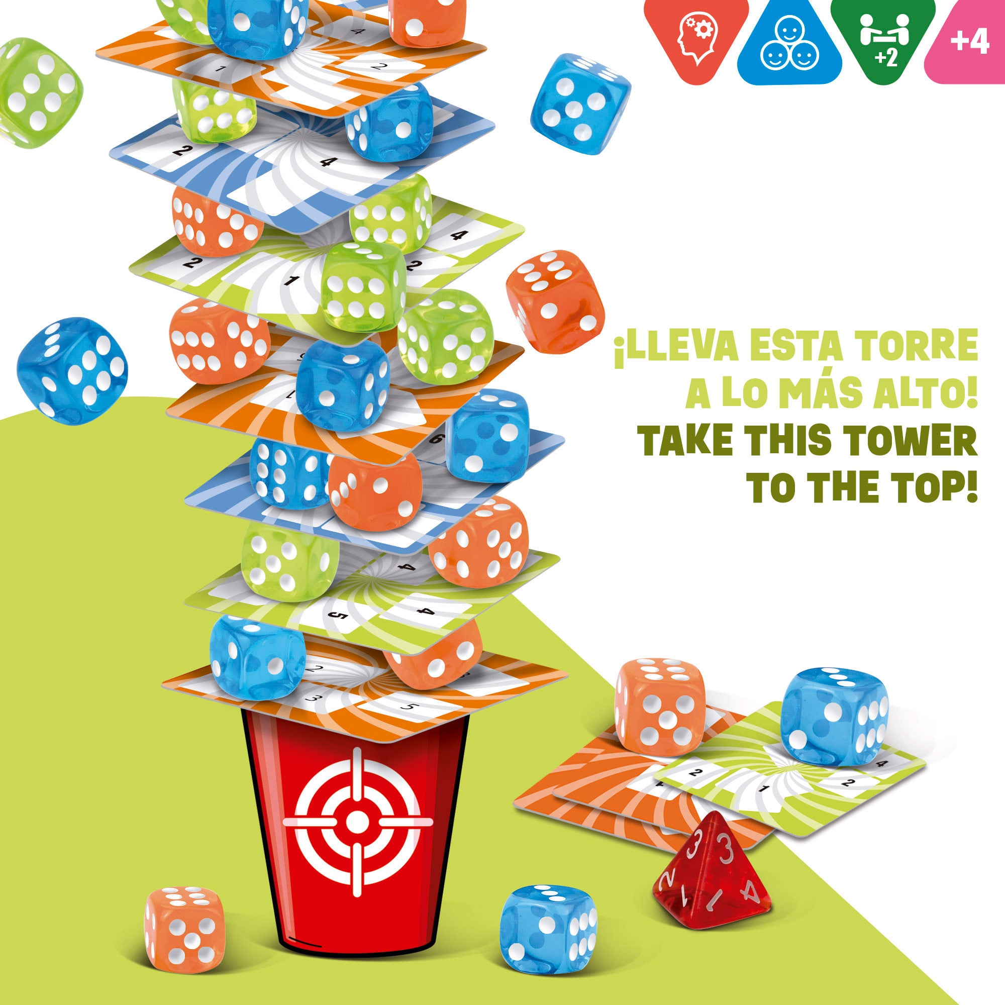Juego de mesa torre de dados CB Games