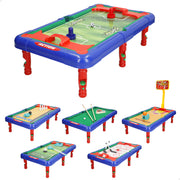 Mesa multijuegos 6 juegos de mesa en 1 43x25x12 cm