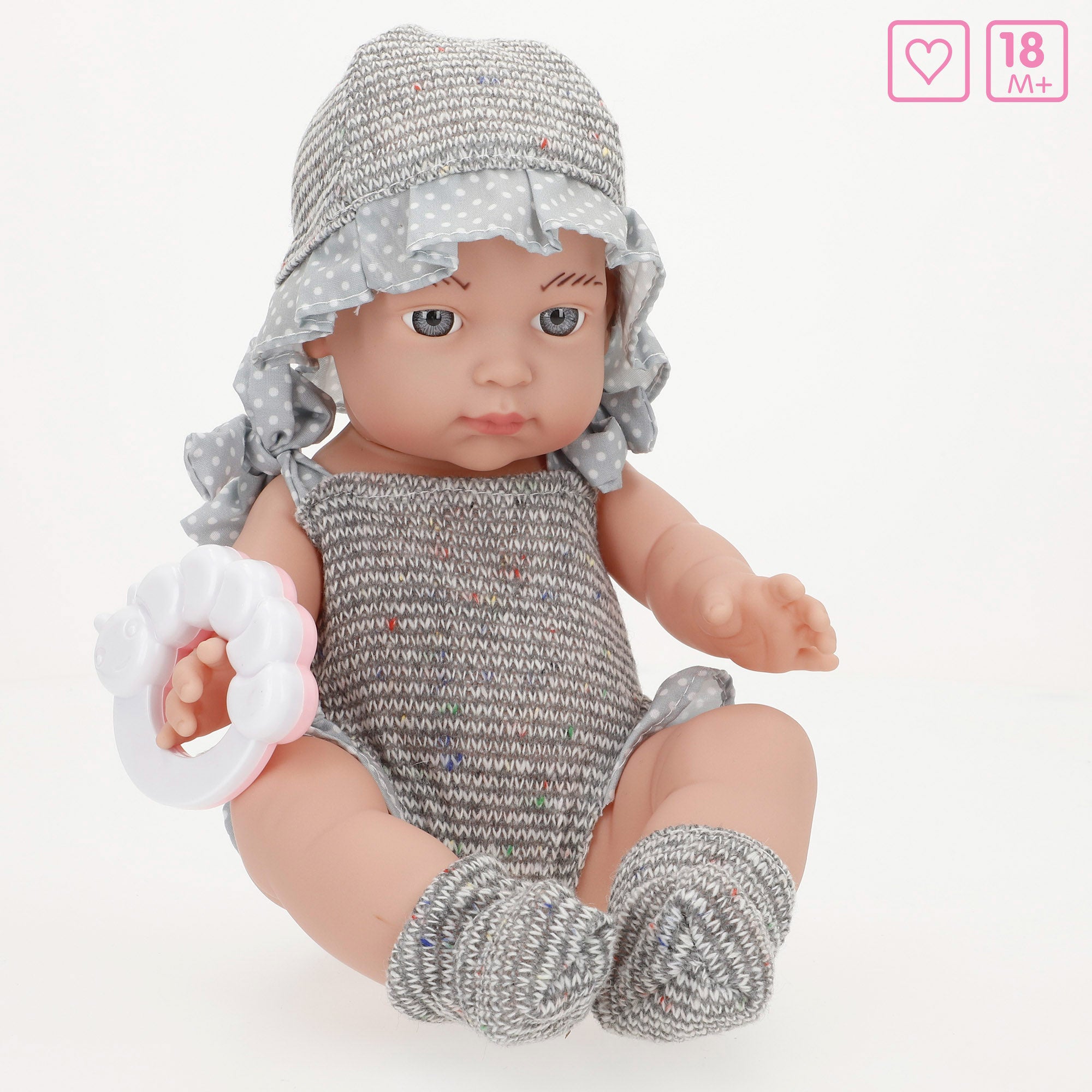 Muñeca bebé reborn 30 cm colores surtidos COLORBABY