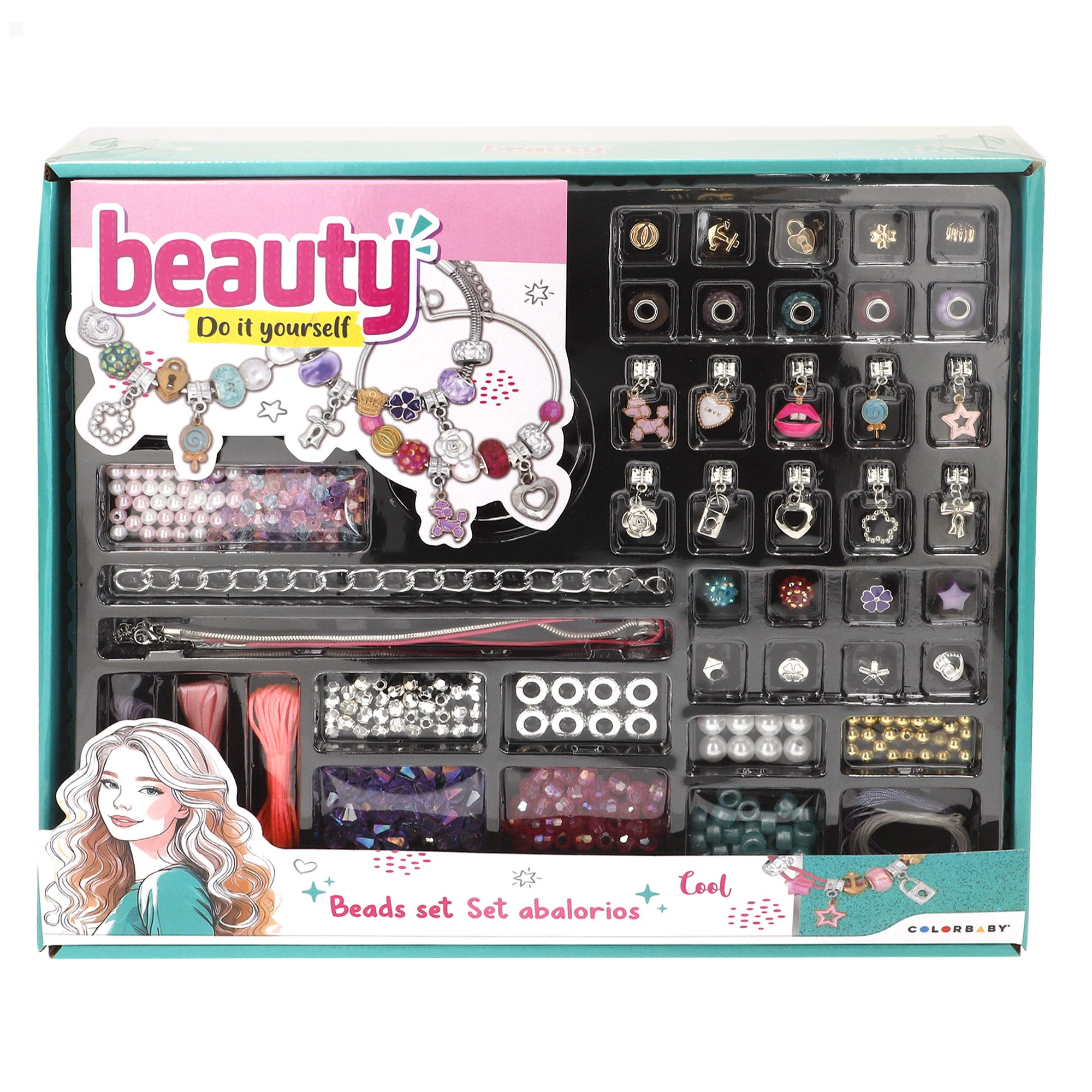 Kit pulseras charms Beauty