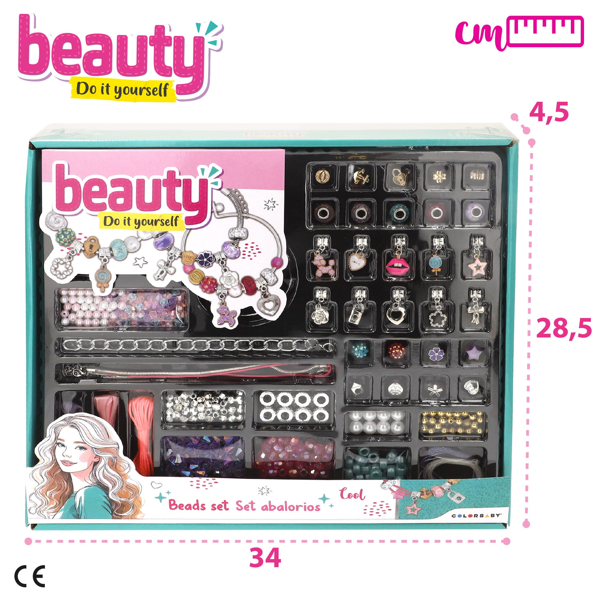 Kit pulseras charms Beauty