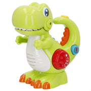 Winfun Dinosaurio juguete eléctrico con grabador, luz y sonido