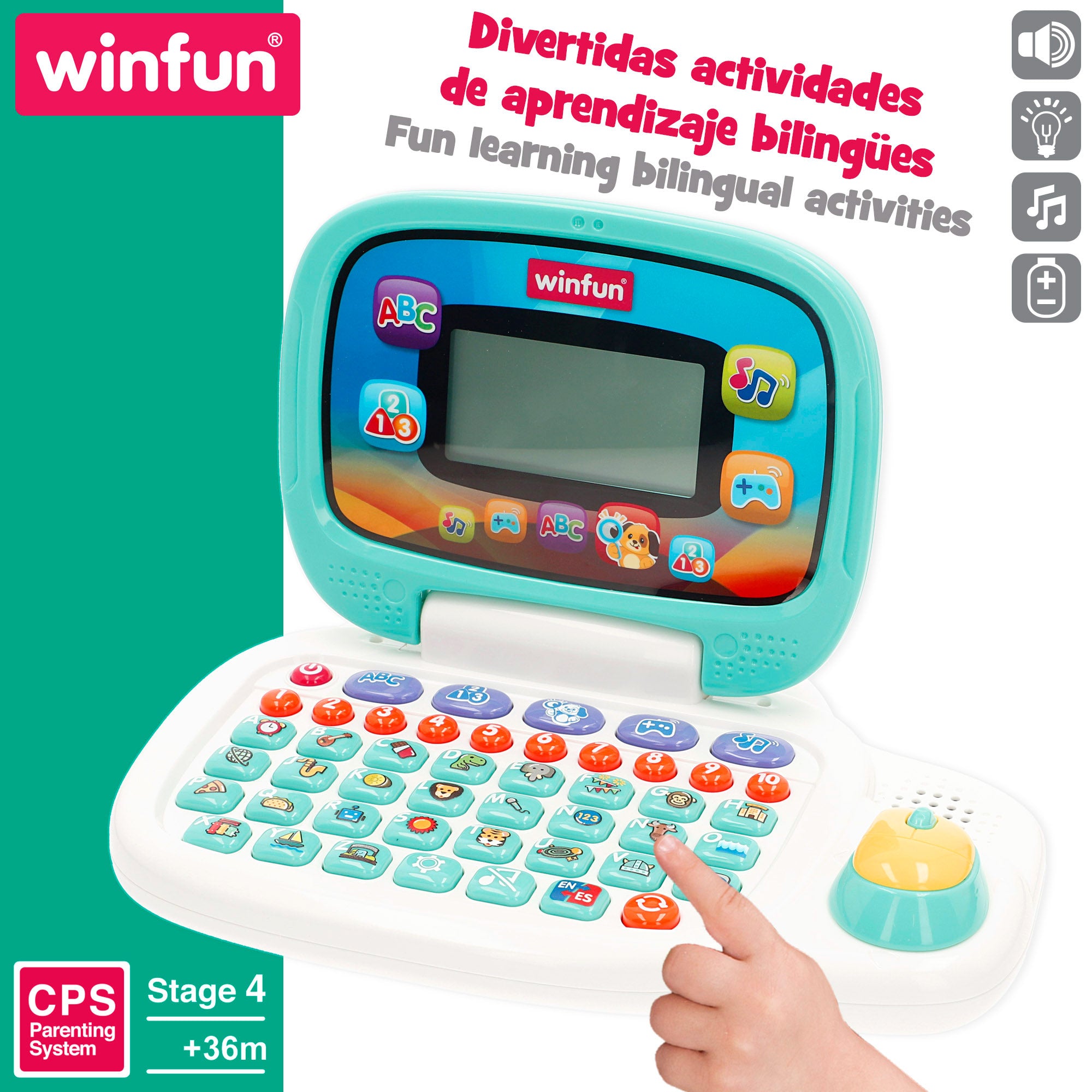 Winfun Portátil para niños bilingüe