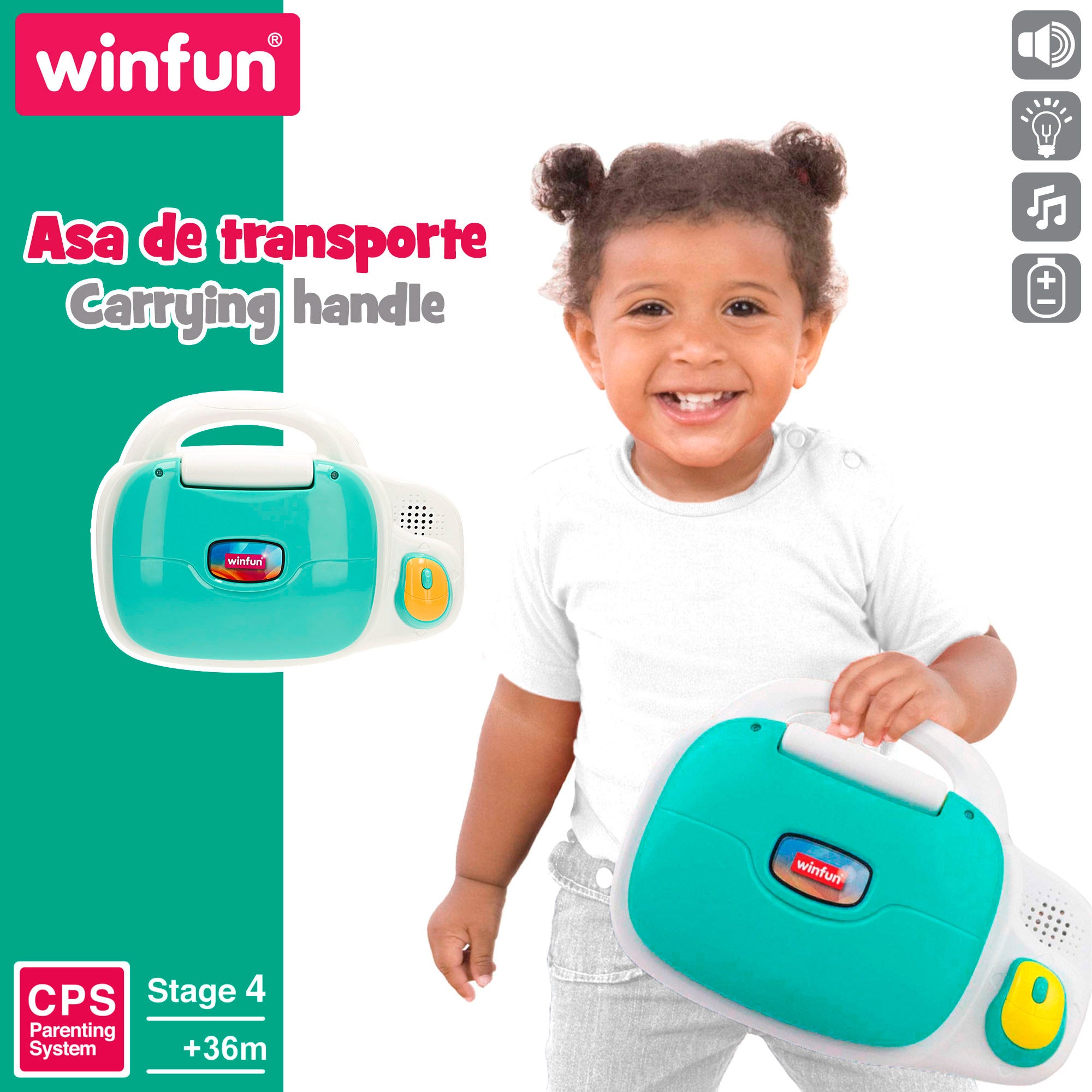 Winfun Portátil para niños bilingüe