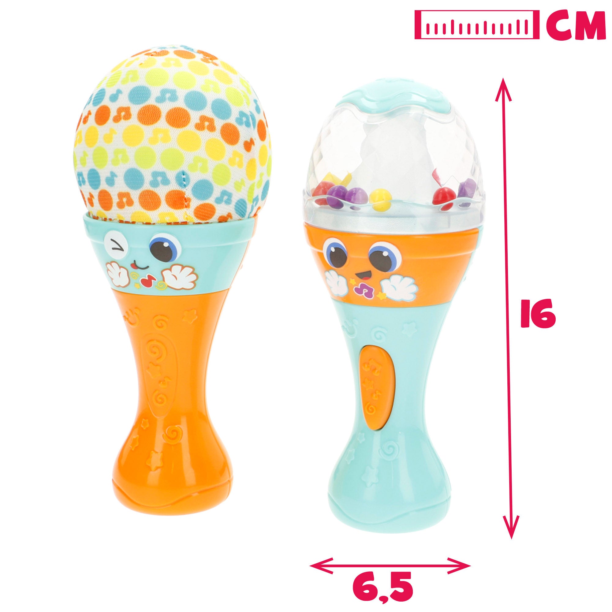 Winfun Set 2 maracas sonajero para bebé