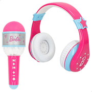 Barbie Set auriculares y micrófono infantil con bluetooth