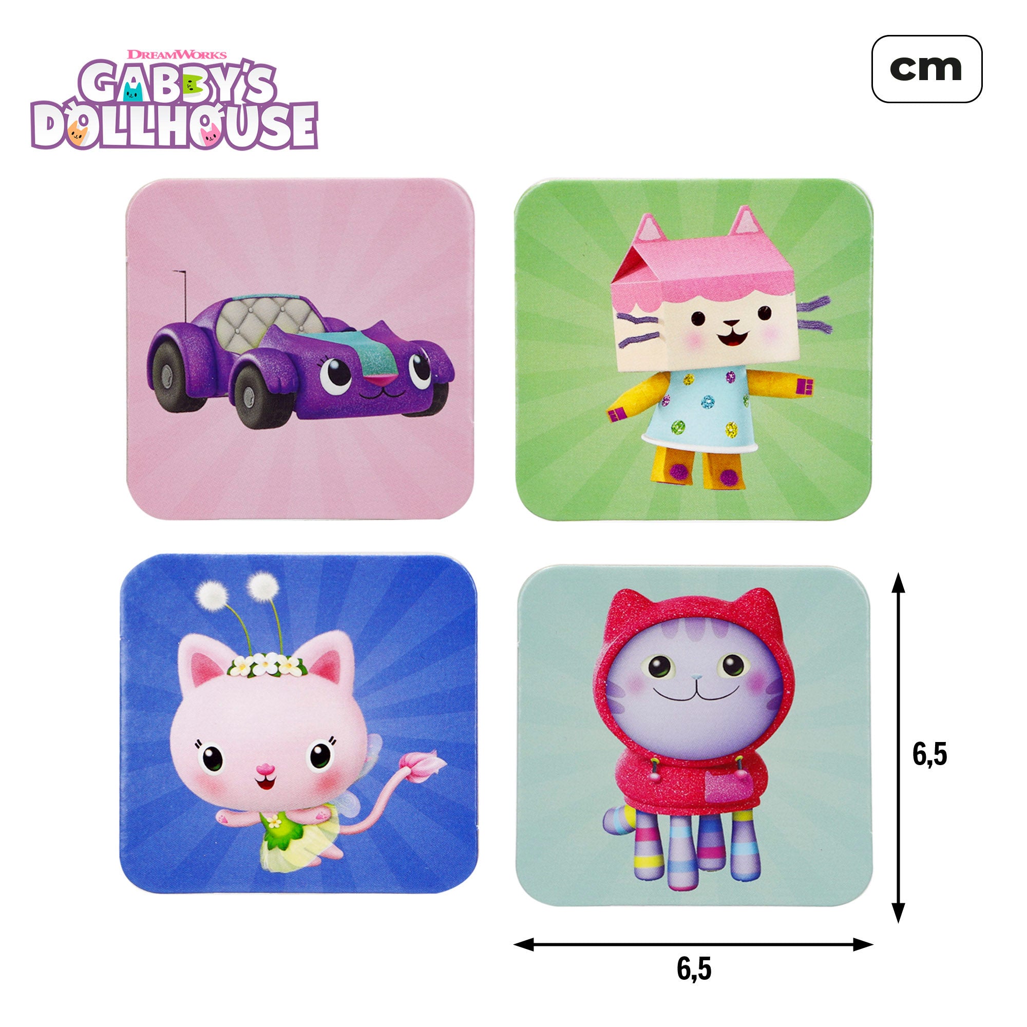 Gabby's Dollhouse Juego de memoria 24 tarjetas