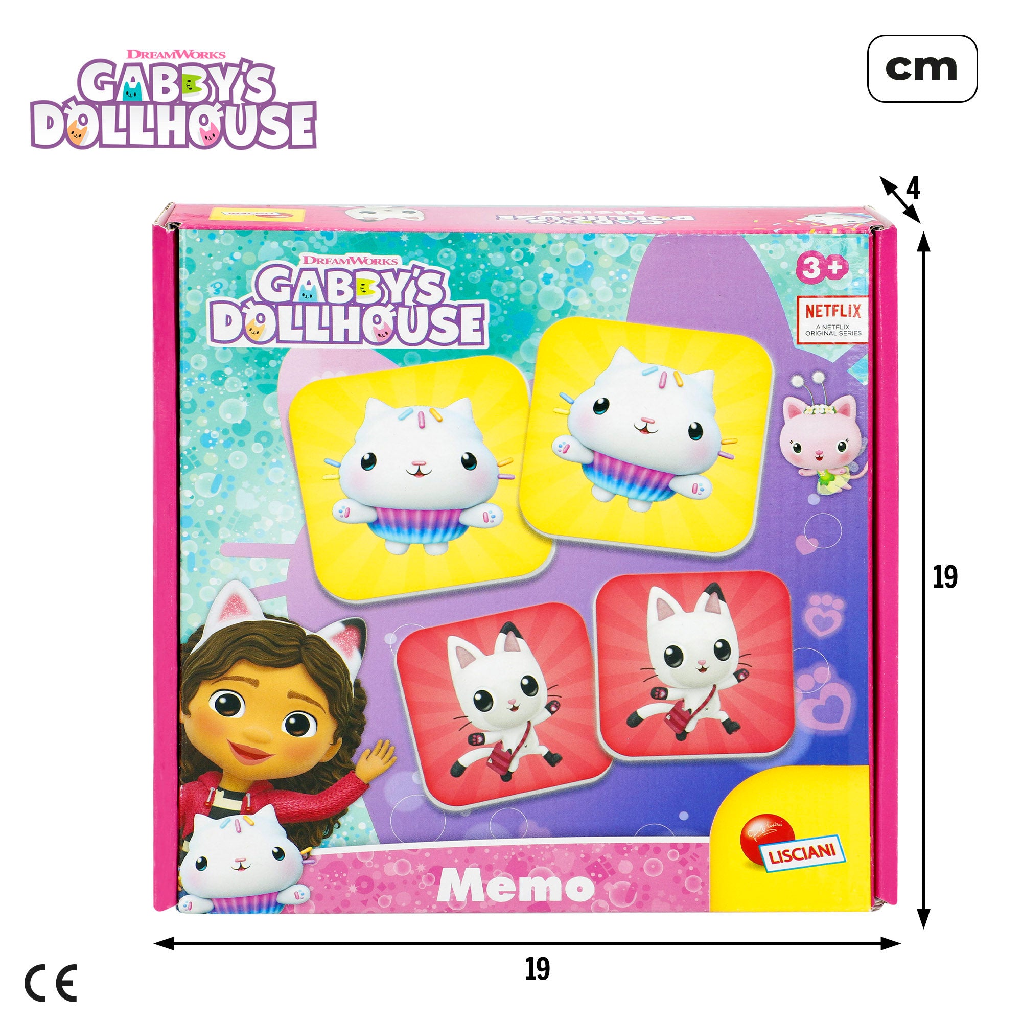 Gabby's Dollhouse Juego de memoria 24 tarjetas
