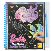 Barbie Scratch book con dibujos para rascar