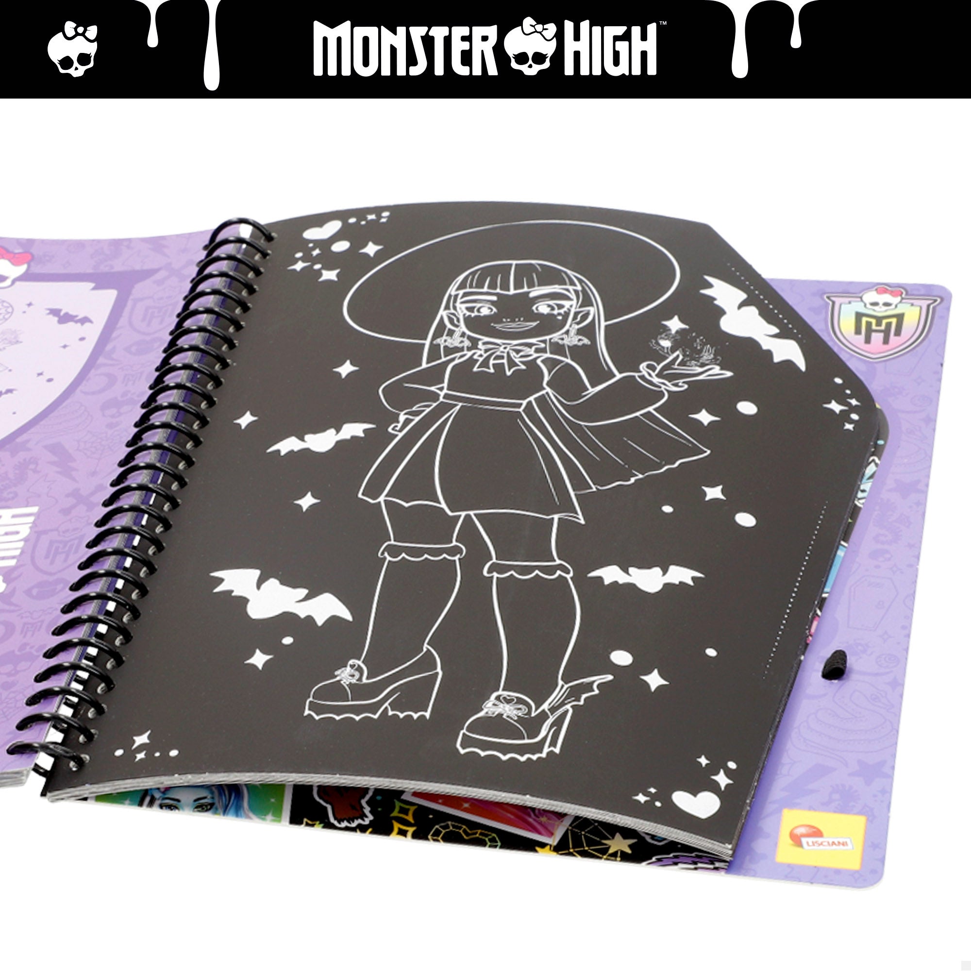 Monster High Scratch book con dibujos para rascar
