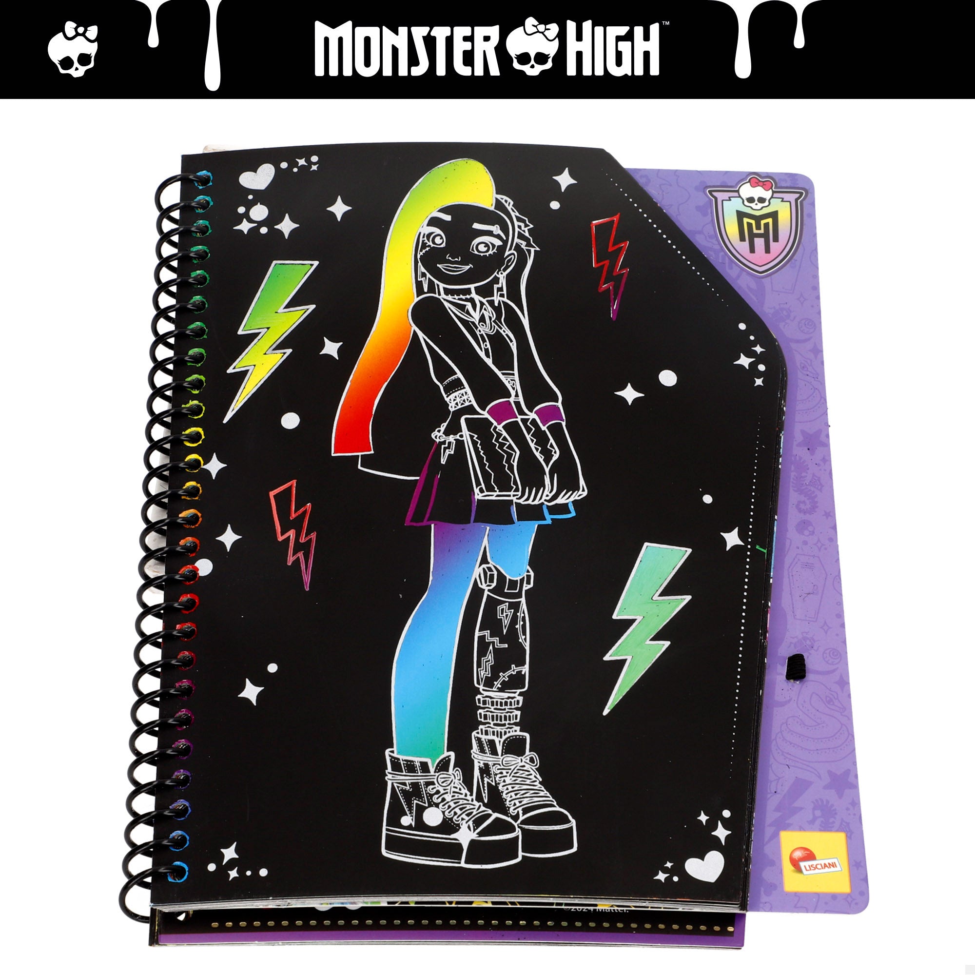 Monster High Scratch book con dibujos para rascar