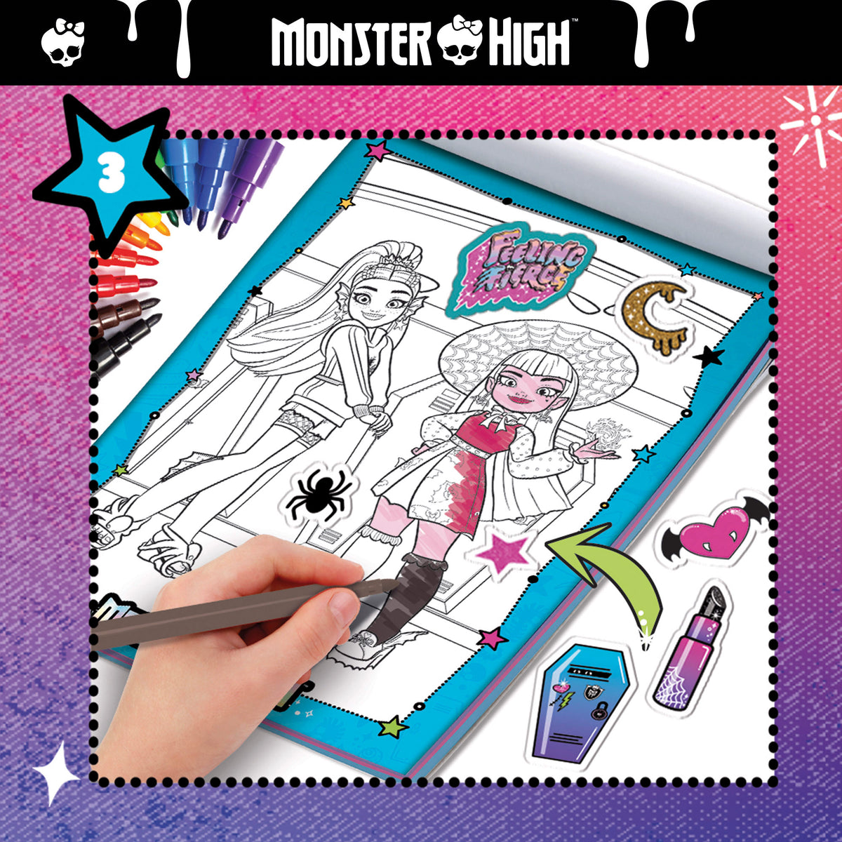 Monster High Cuaderno de actividades | Juguetes Online – JuguetesOnline