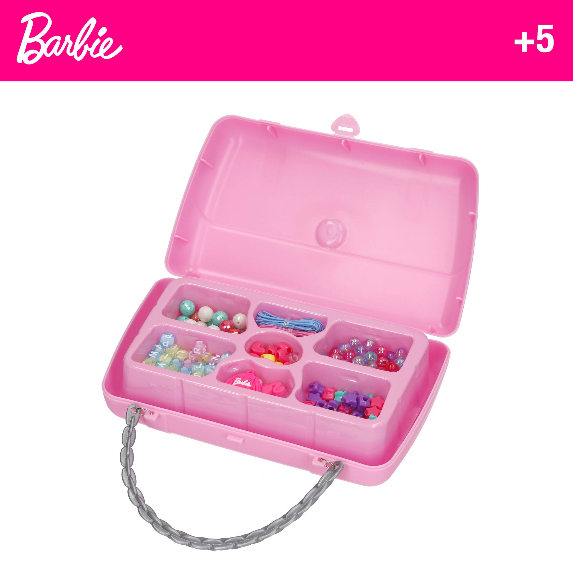 Barbie Kit para hacer pulseras y collares con bolso organizador