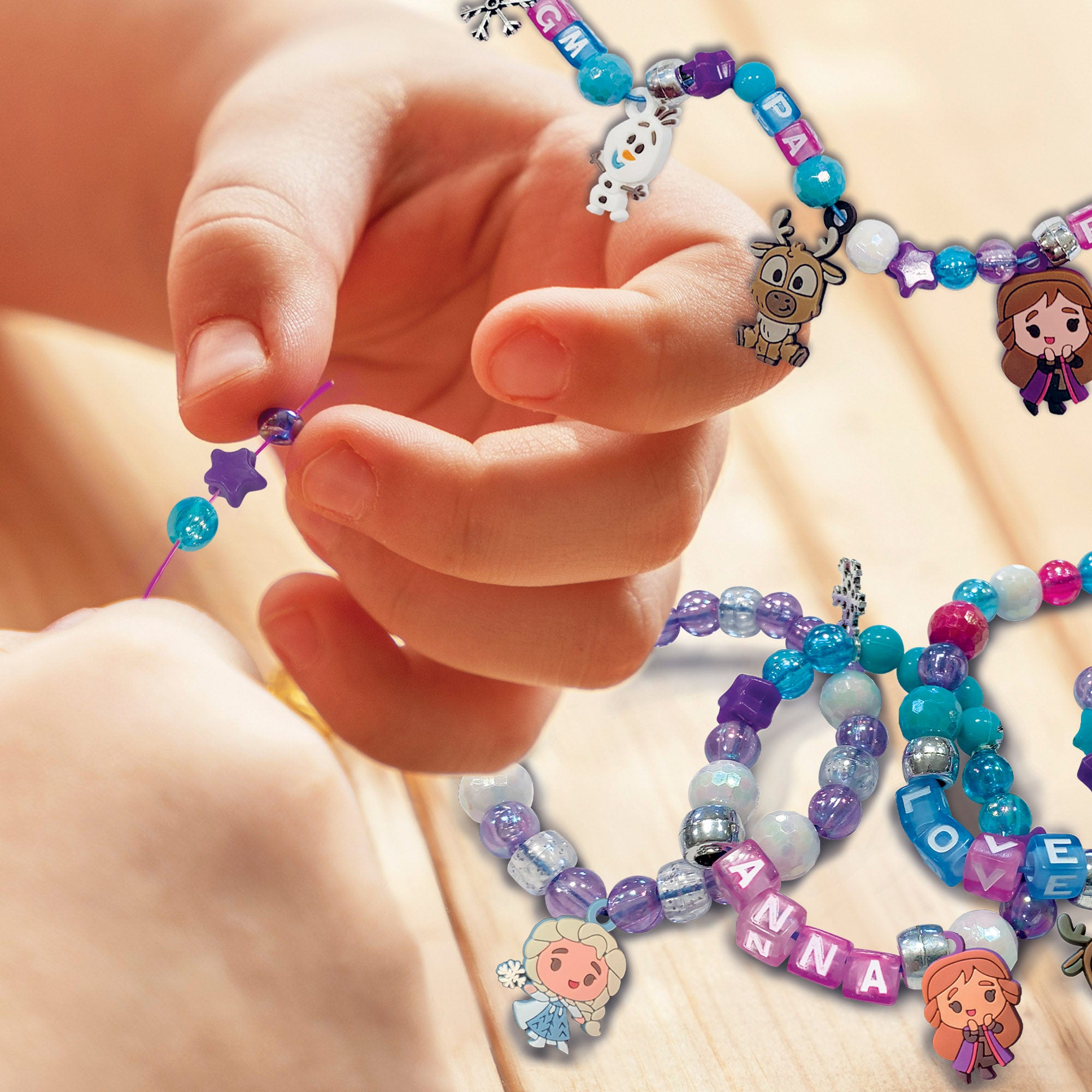 Frozen Set brazaletes para crear pulseras y collares