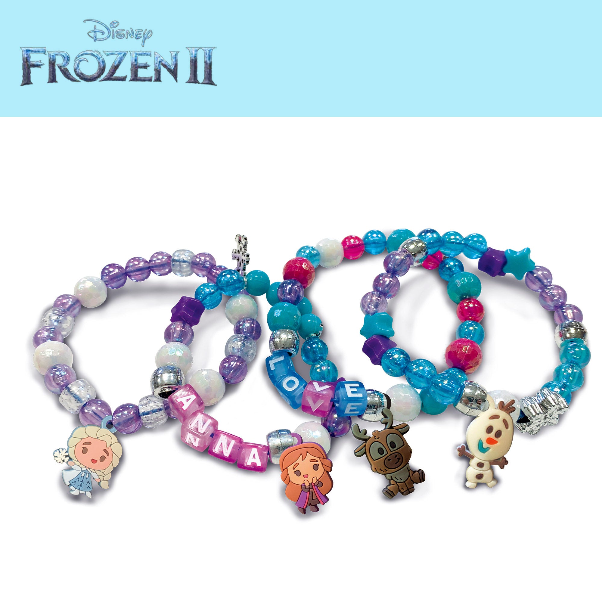 Frozen Set brazaletes para crear pulseras y collares