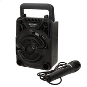 Mini altavoz inalámbrico con micrófono y luces 11,5x10x18 cm Bontempi