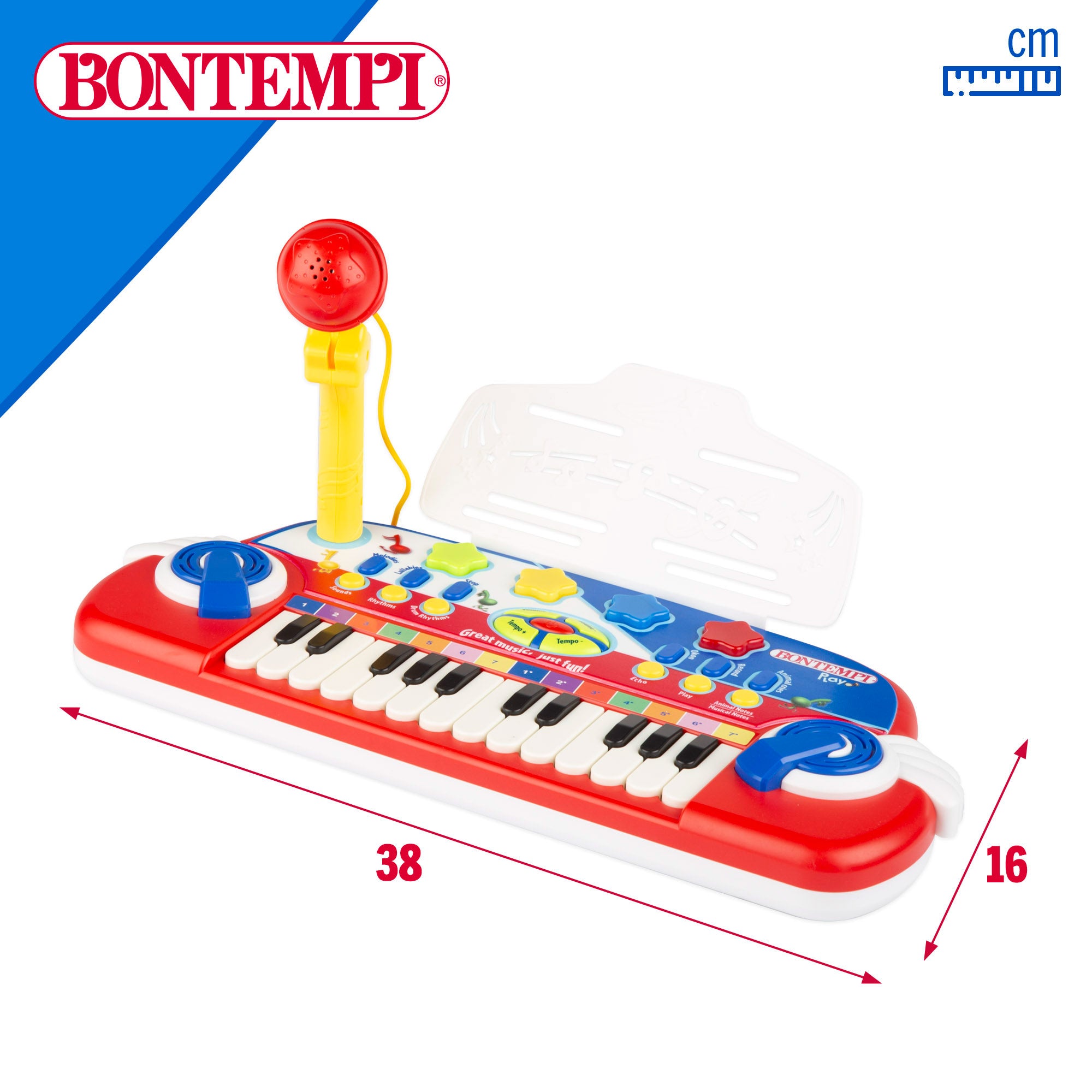 Piano infantil con micrófono Bontempi