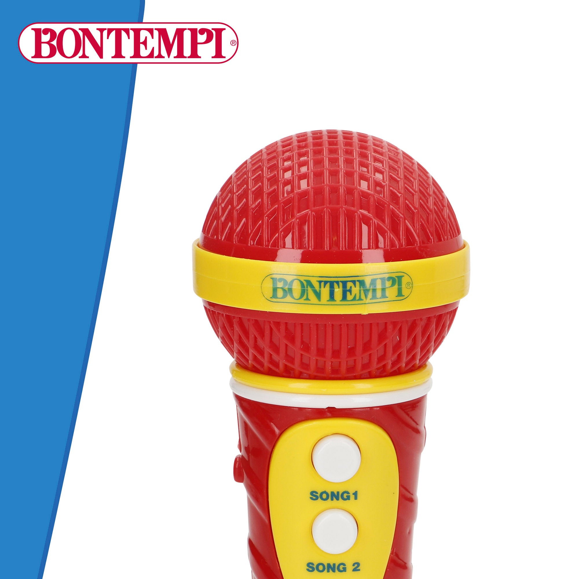 Micrófono inalámbrico de juguete color rojo Bontempi