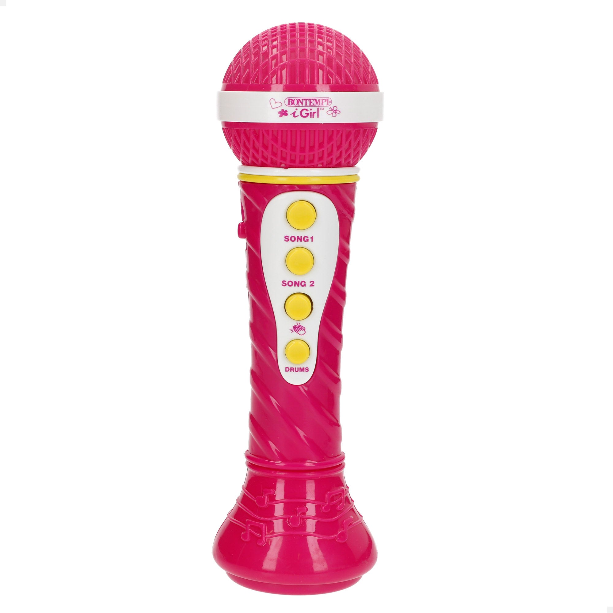 Micrófono inalámbrico de juguete color rosa Bontempi