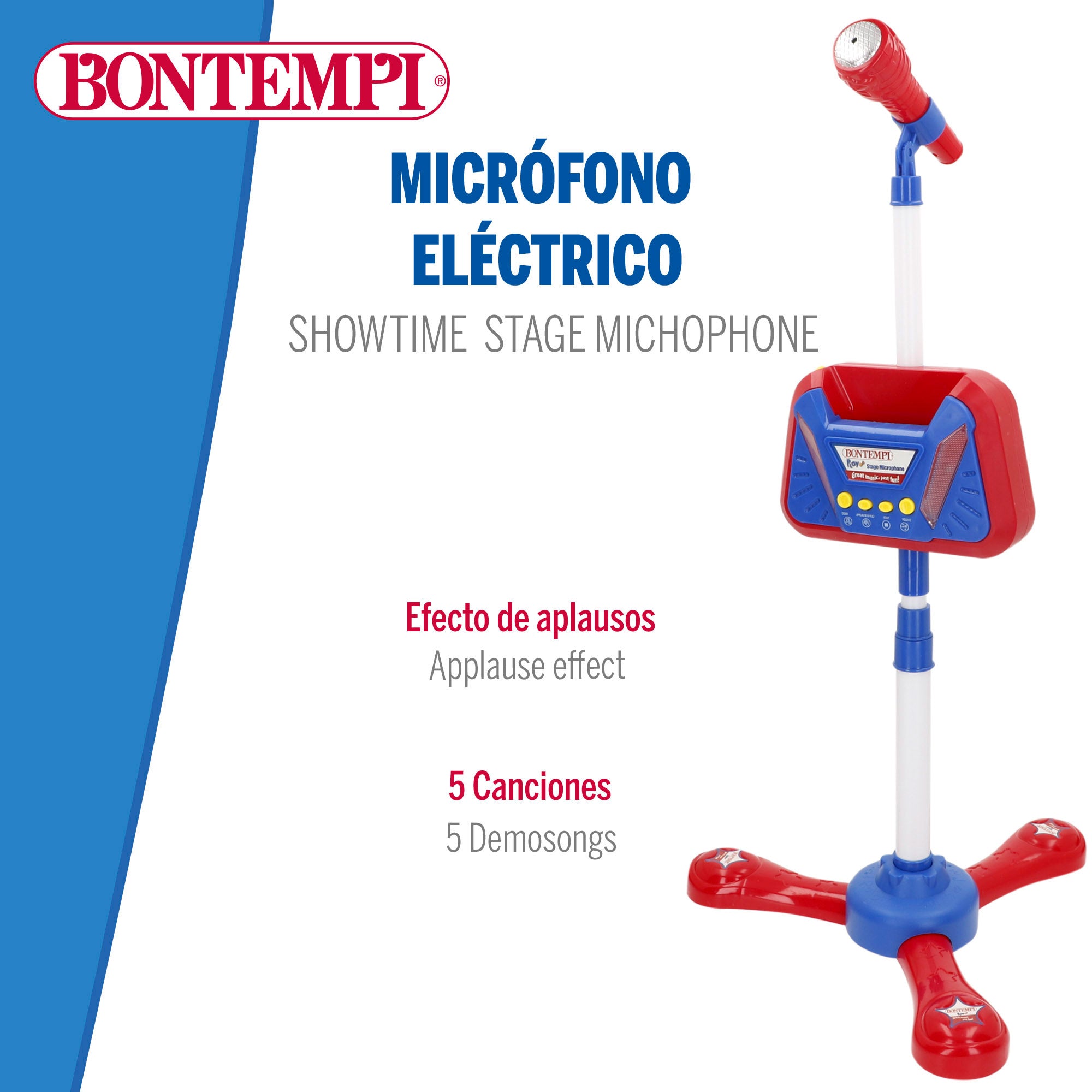 Micrófono de escenario inalámbrico Bontempi