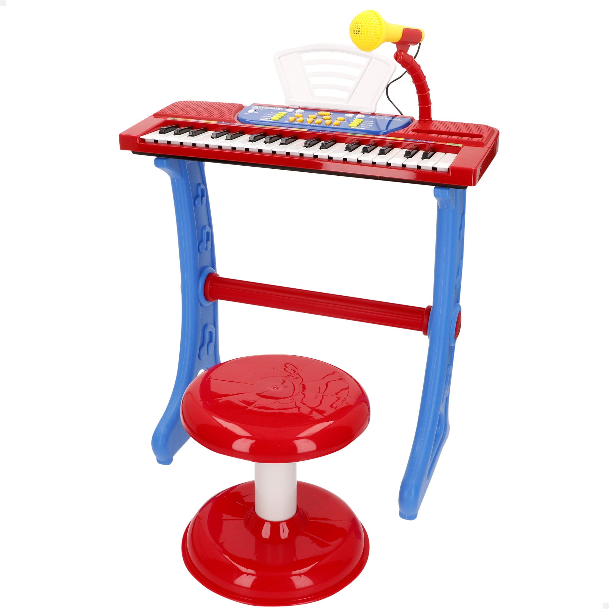 Piano infantil con micrófono y taburete Bontempi