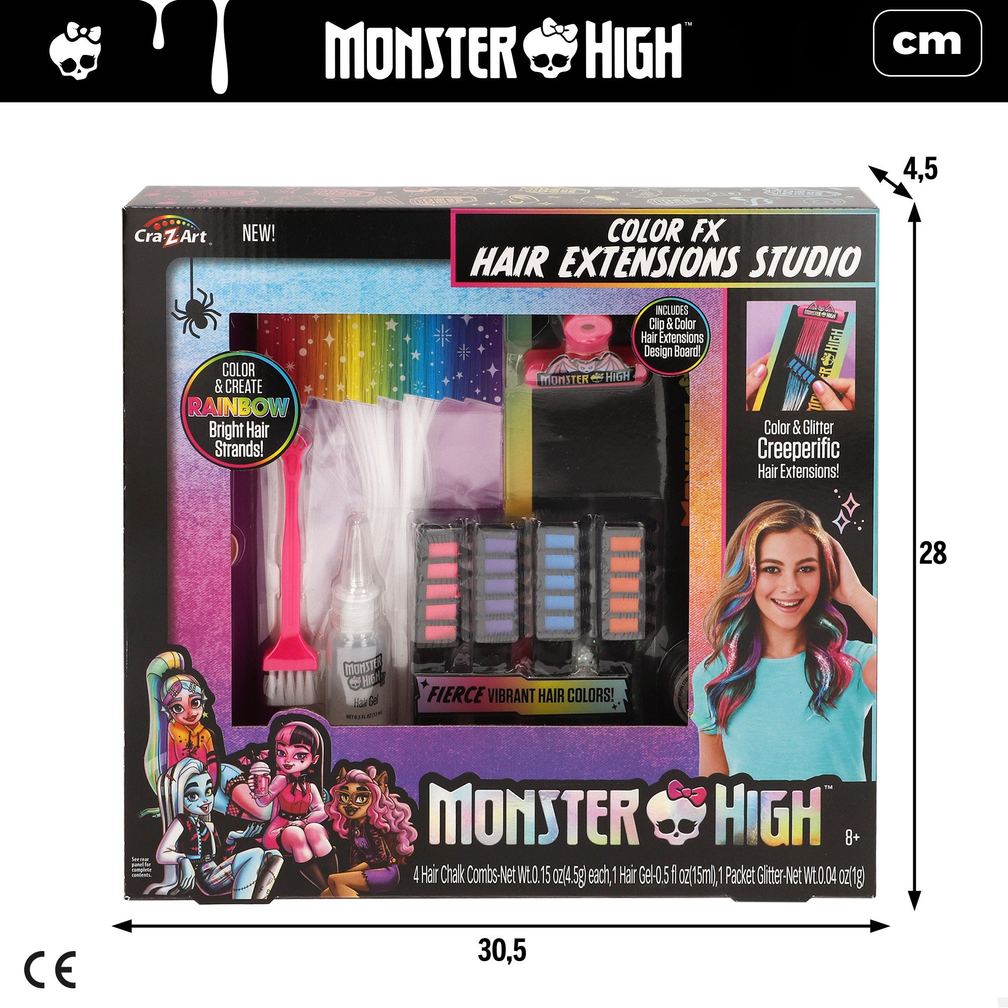 Monster High Set extensiones de pelo