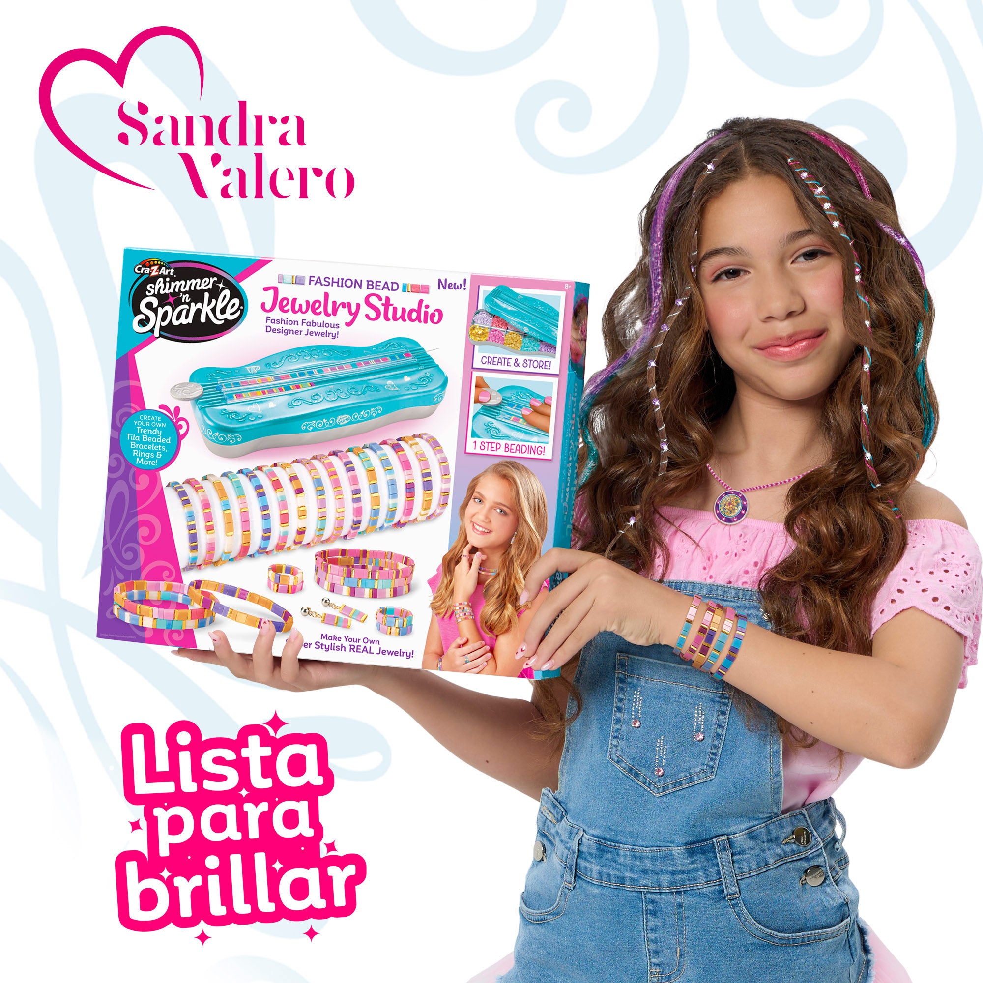 Shimmer 'n Sparkle Kit pulseras, pendientes y anillos de cuentas Tila