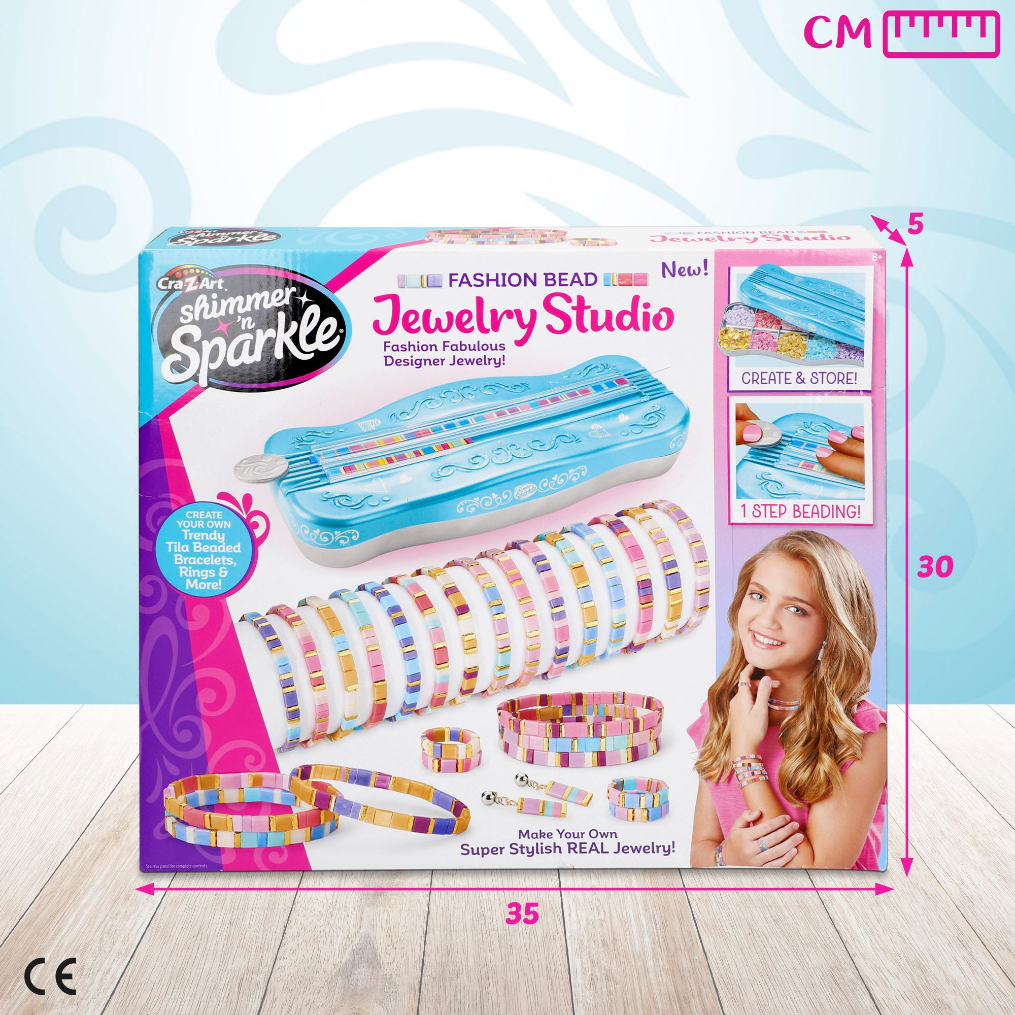 Shimmer 'n Sparkle Kit pulseras, pendientes y anillos de cuentas Tila