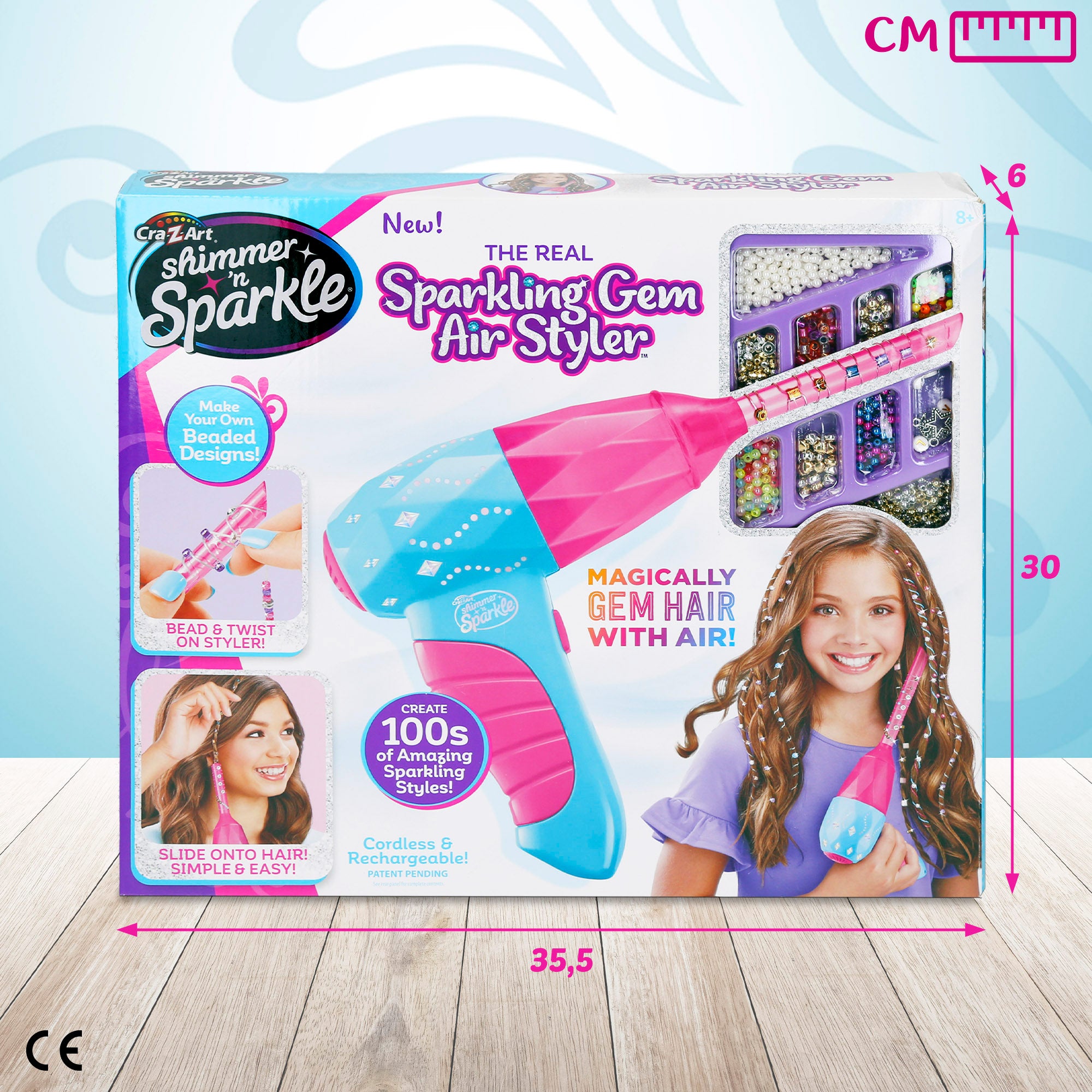 Shimmer 'n Sparkle Aplicador de gemas para el pelo