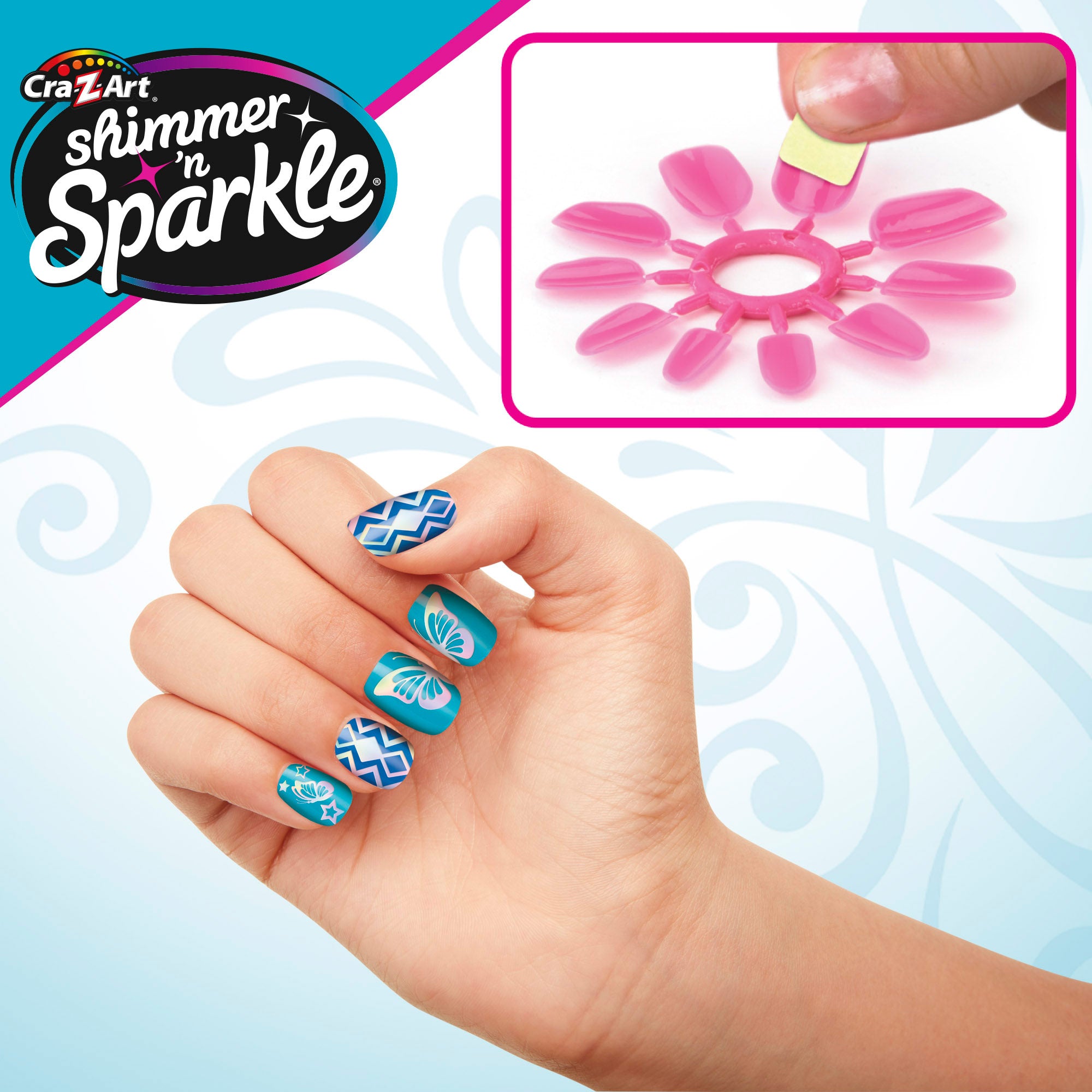 Shimmer 'n Sparkle Estudio de uñas brillantes