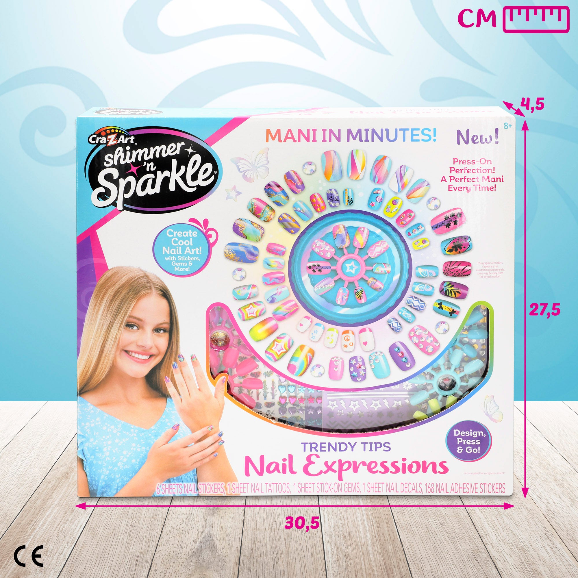Shimmer 'n Sparkle Estudio de uñas brillantes
