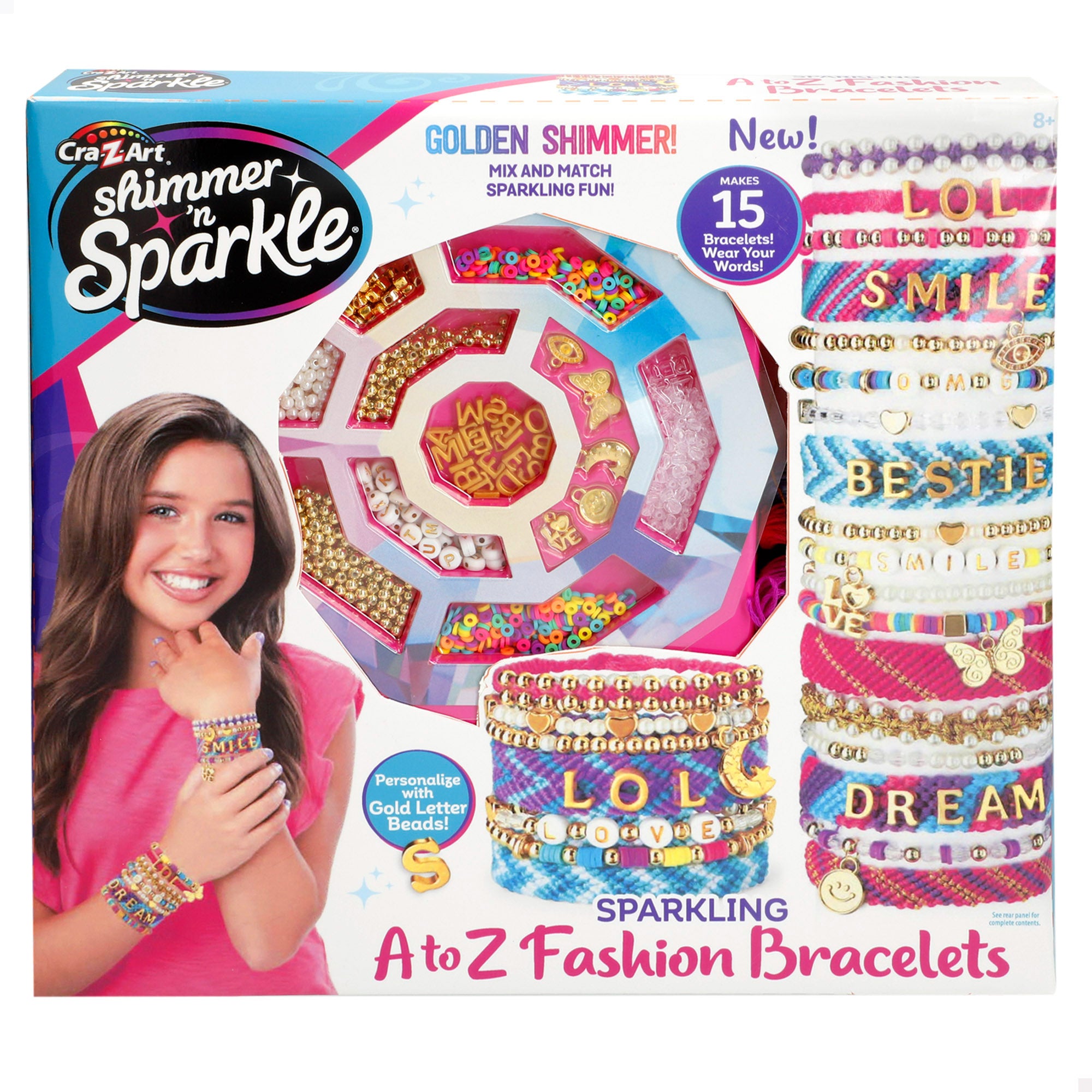 Shimmer 'n Sparkle Kit para hacer pulseras brillantes