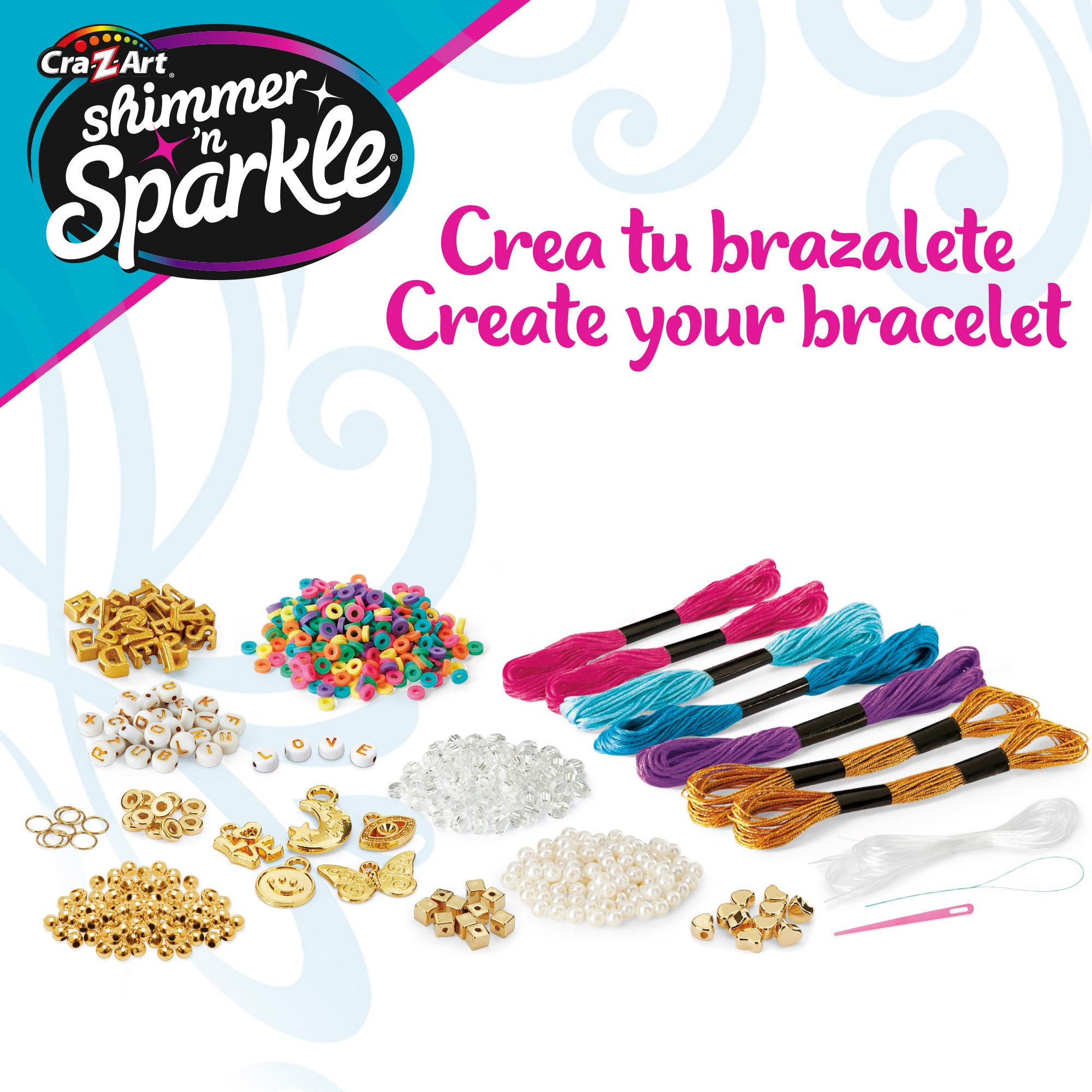 Shimmer 'n Sparkle Kit para hacer pulseras brillantes