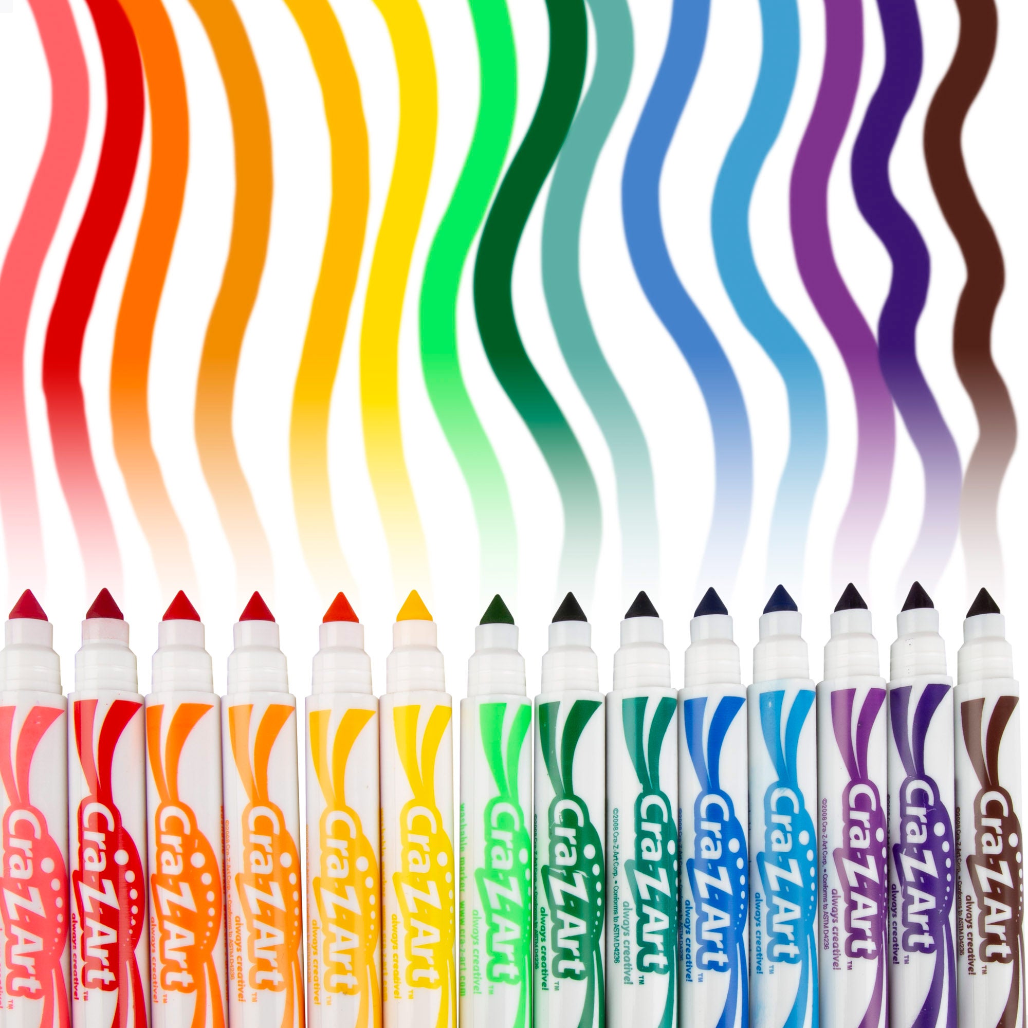 Set colores 64 ceras y rotuladores Cra-Z-Art