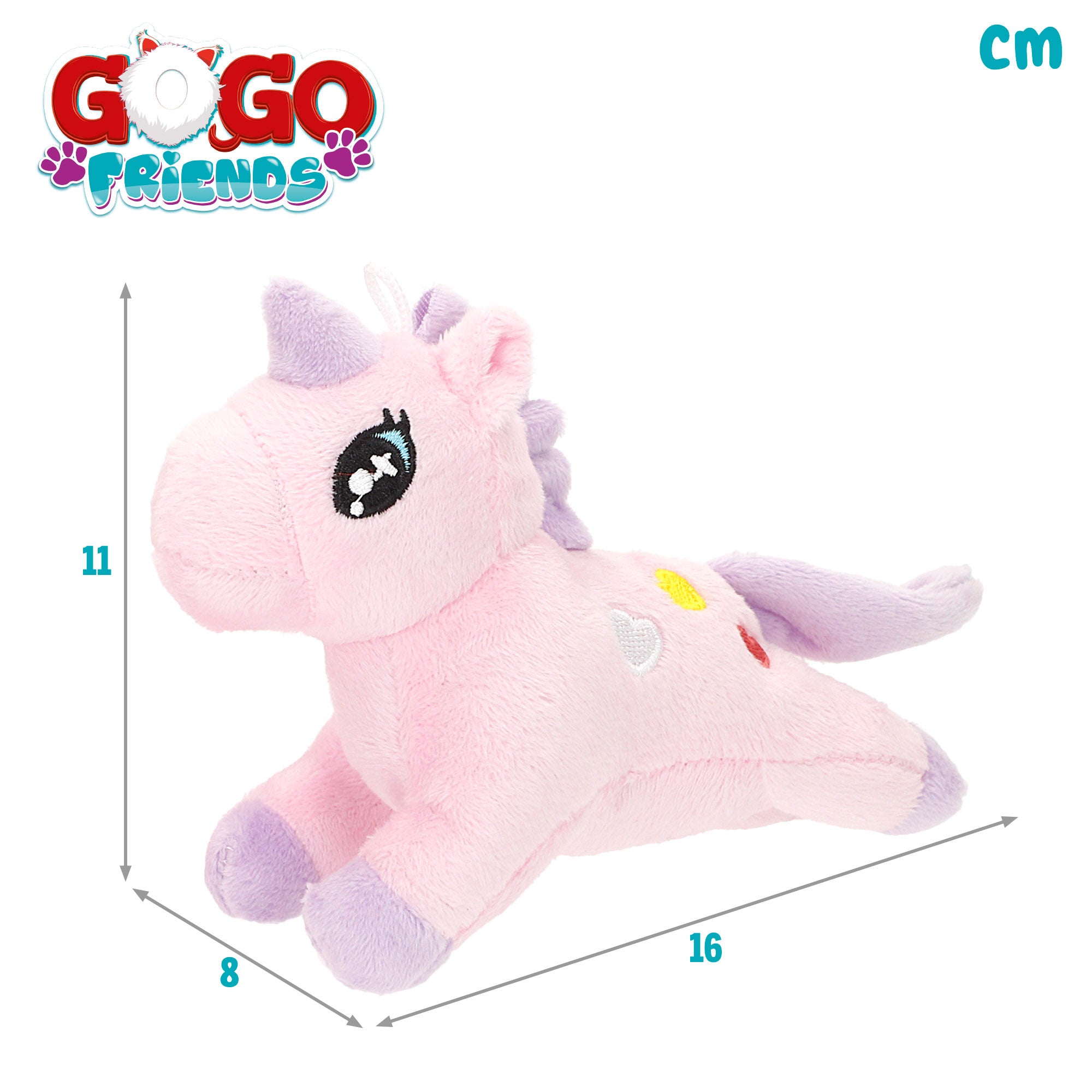 Transportín unicornio peluche con accesorios surtido Go Go Friends