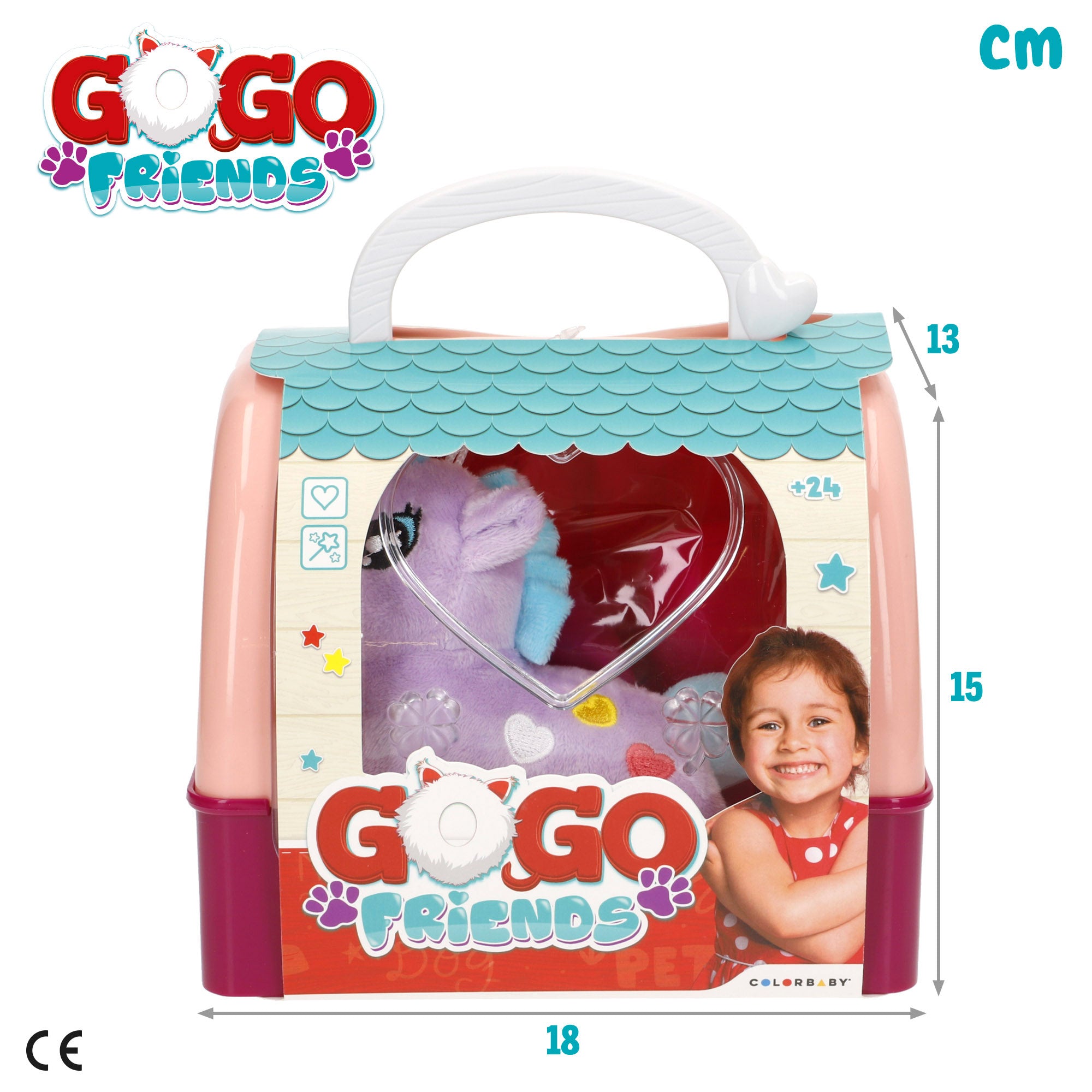 Transportín unicornio peluche con accesorios surtido Go Go Friends
