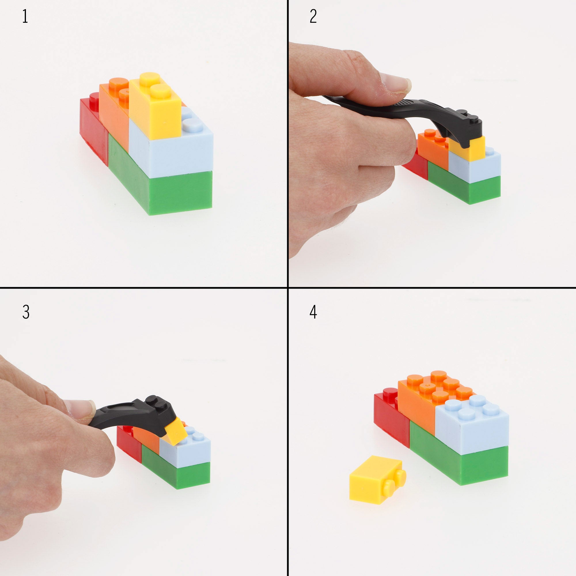 Juego bloques de construcción 1.000 piezas Nano Color Block