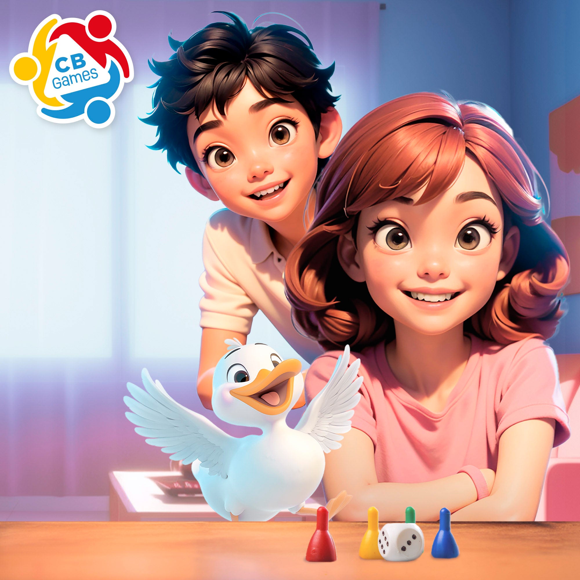 Parchís y oca 2 en 1 automático CB Games