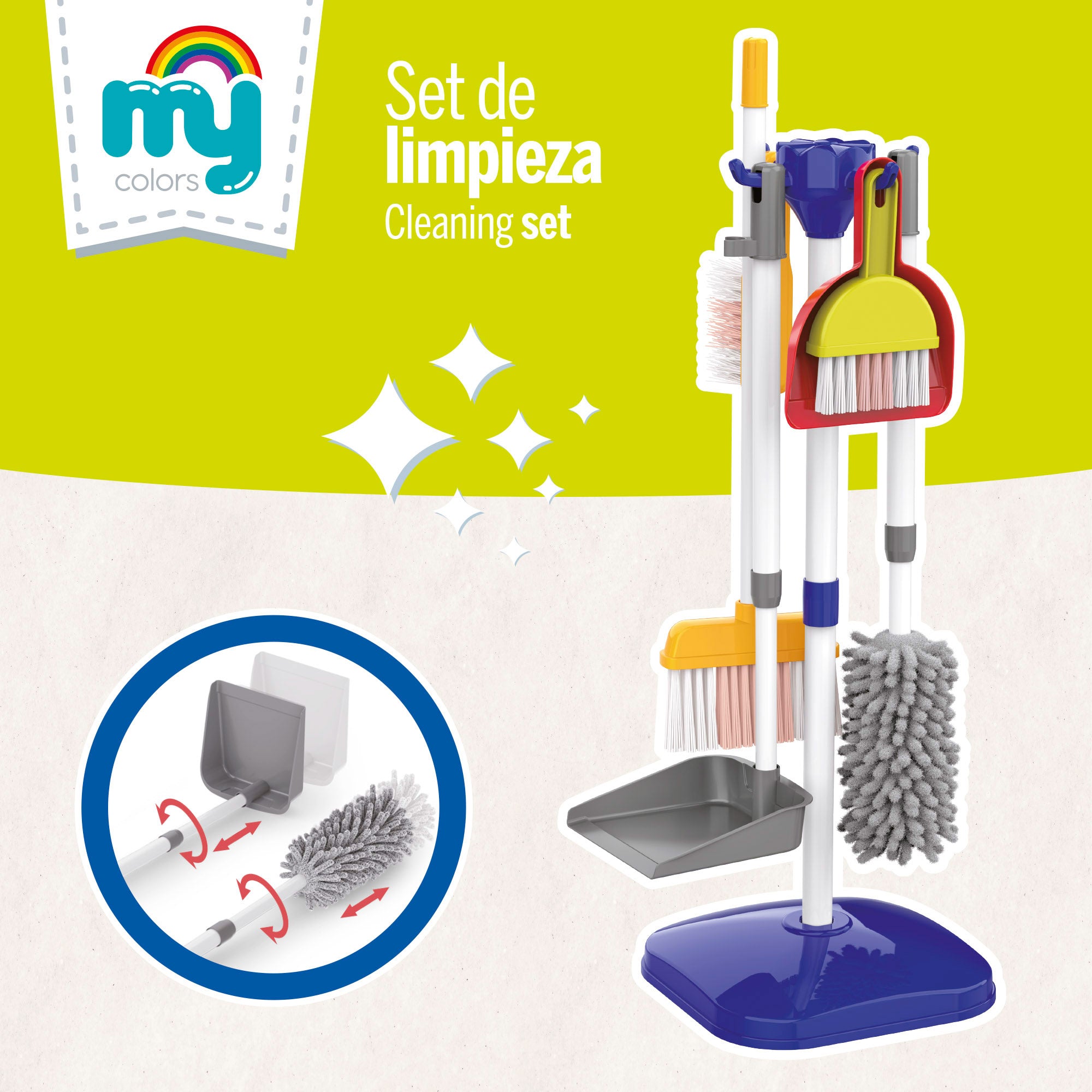 Kit limpieza infantil 7 pcs My Home