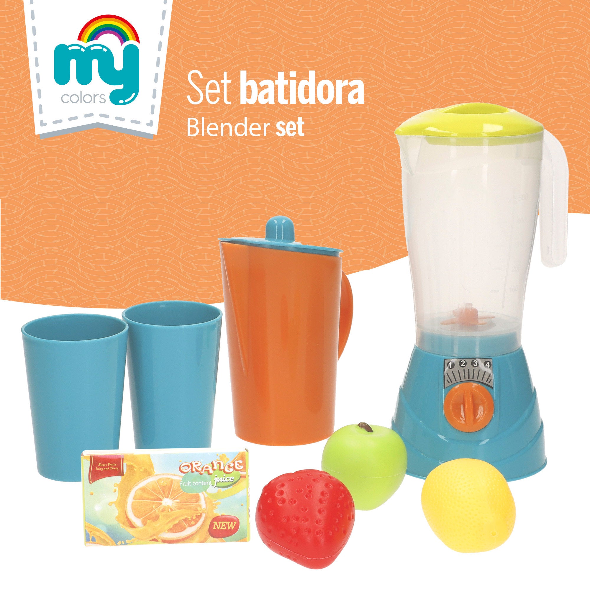 Set cocina juguete licuadora con accesorios My Home