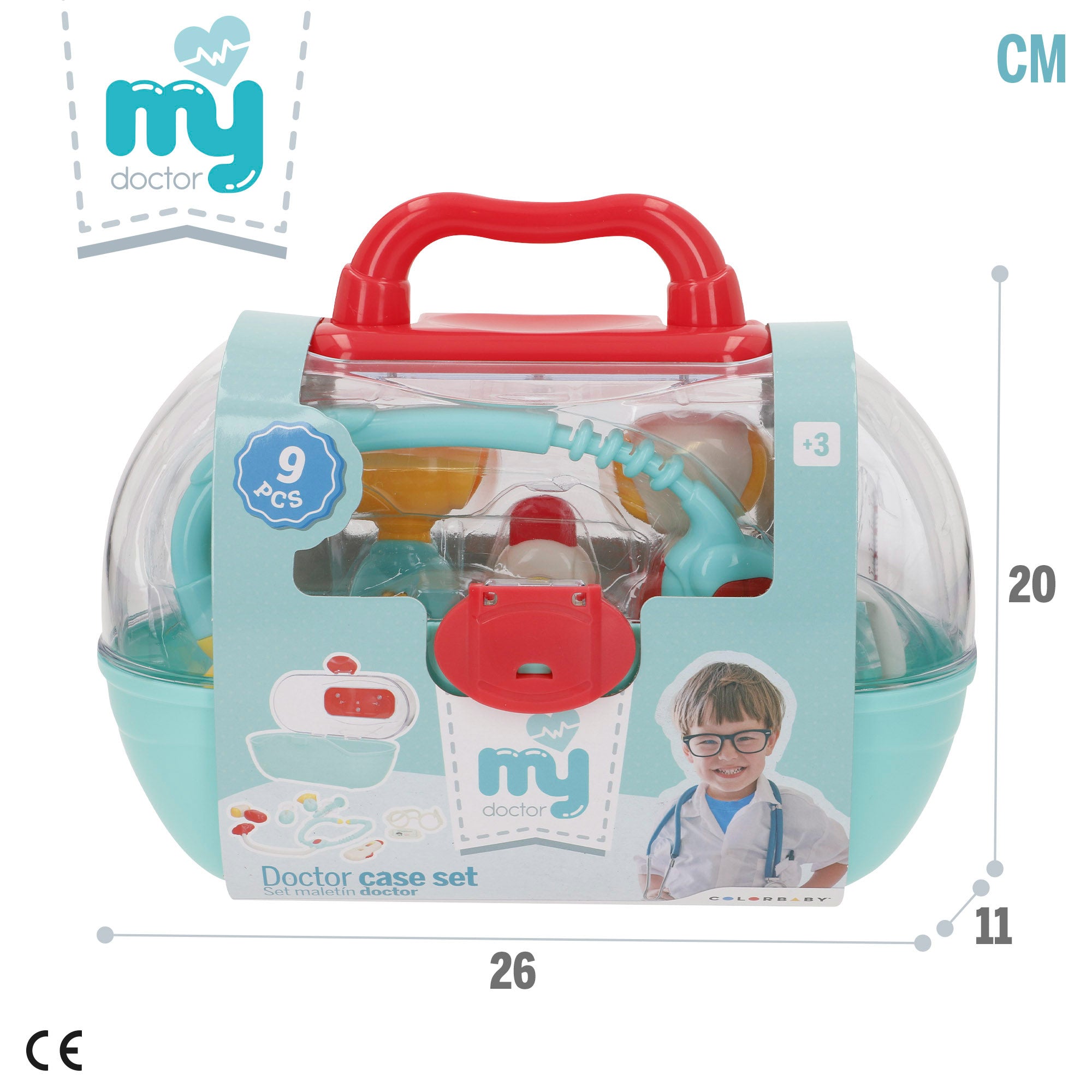 Maletín médico juguete con accesorios 8 pzas My Doctor