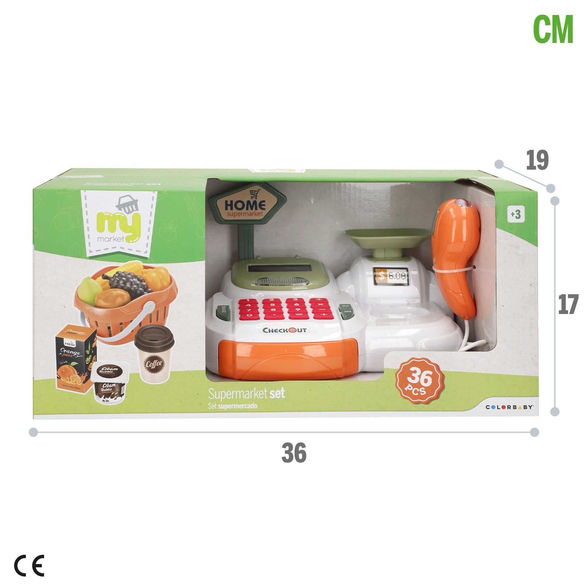 Caja registradora interactiva con luz y sonido My Home