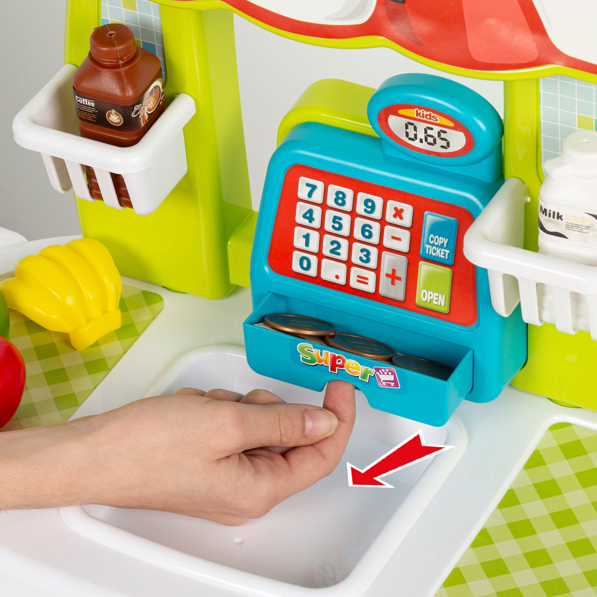 Supermercado con luz, sonido y accesorios My Home